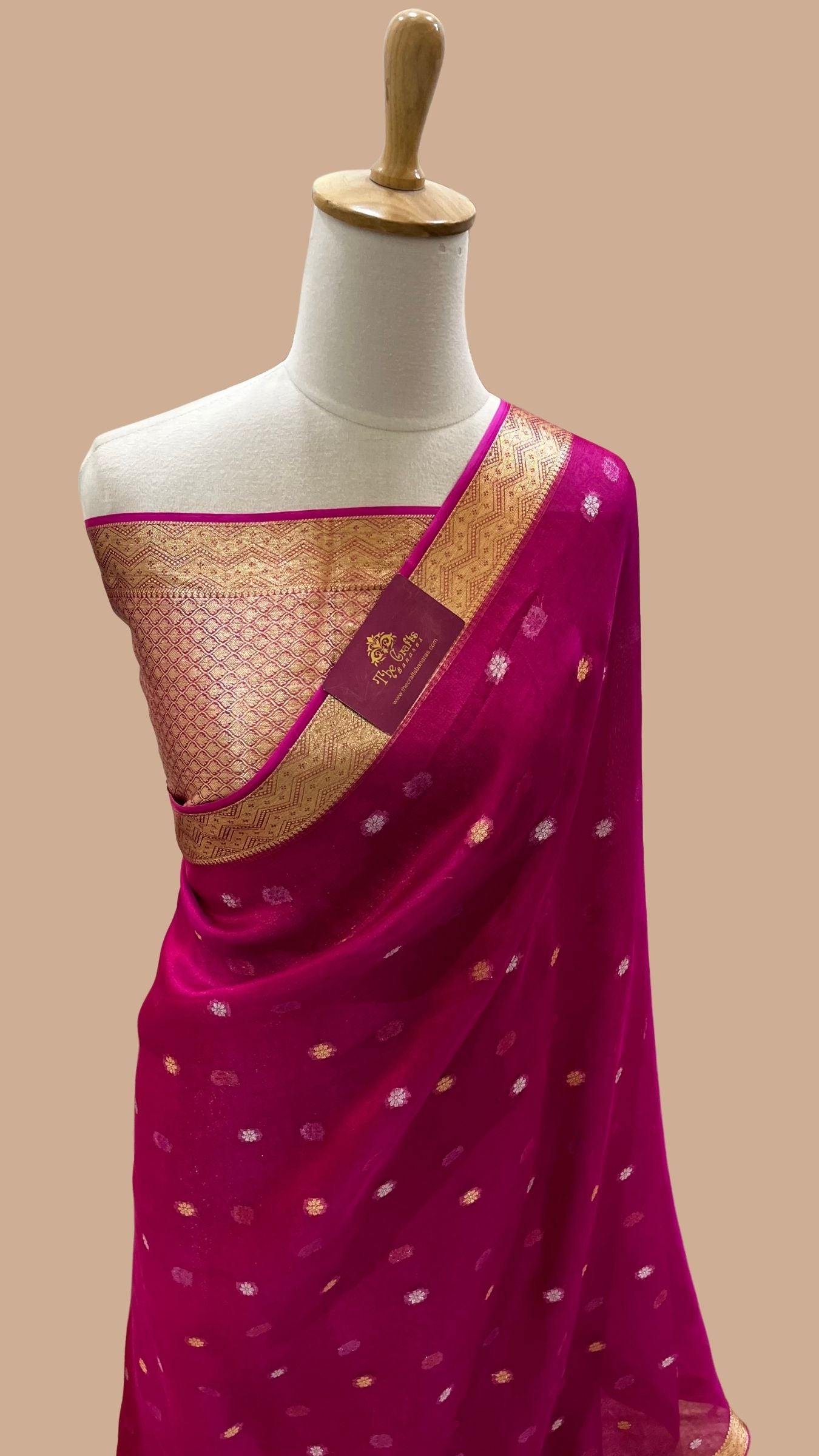 Pure Tissue Silk Handloom Banarasi Saree