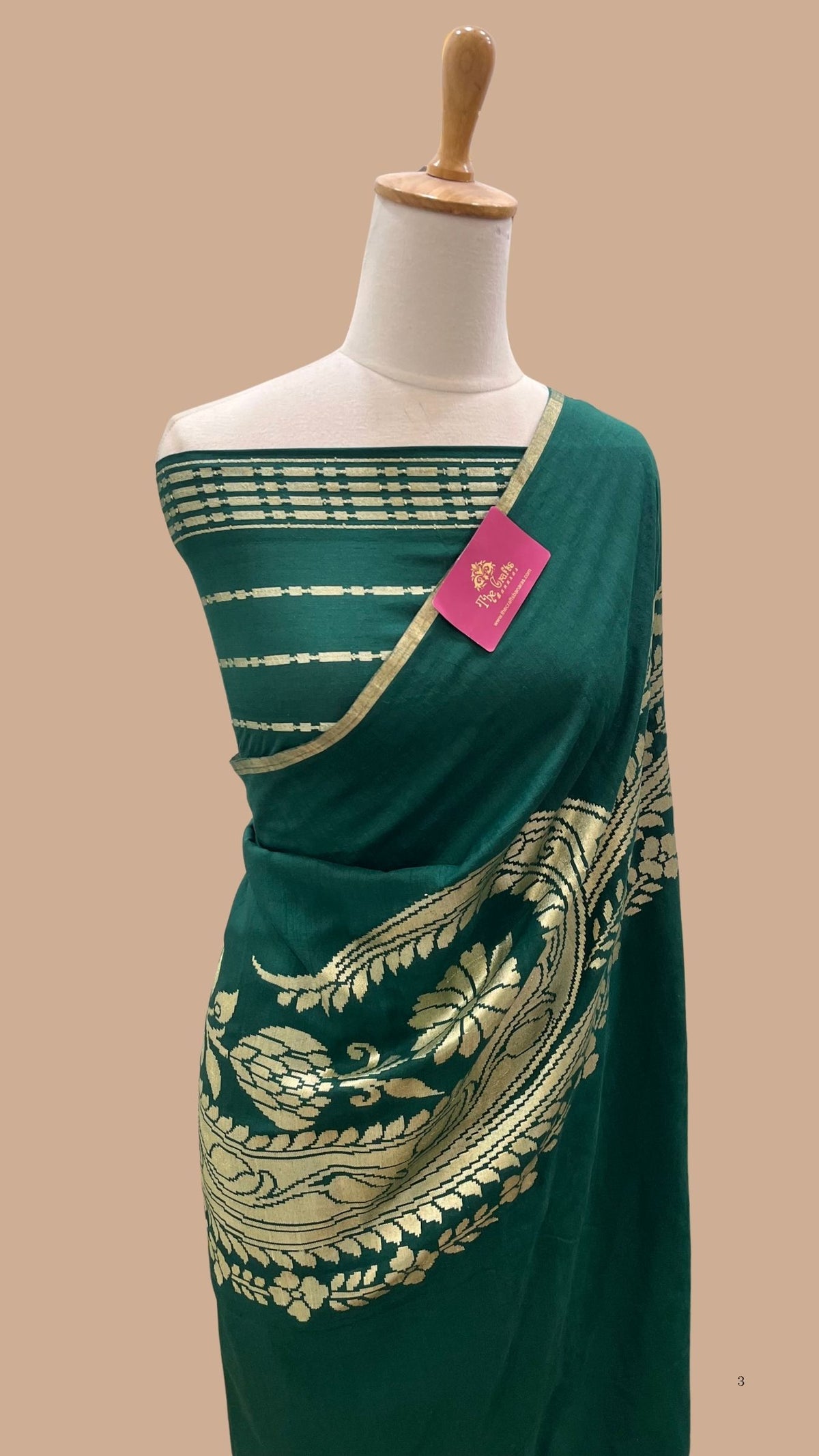 Pure Munga Silk Handloom Banarasi Saree