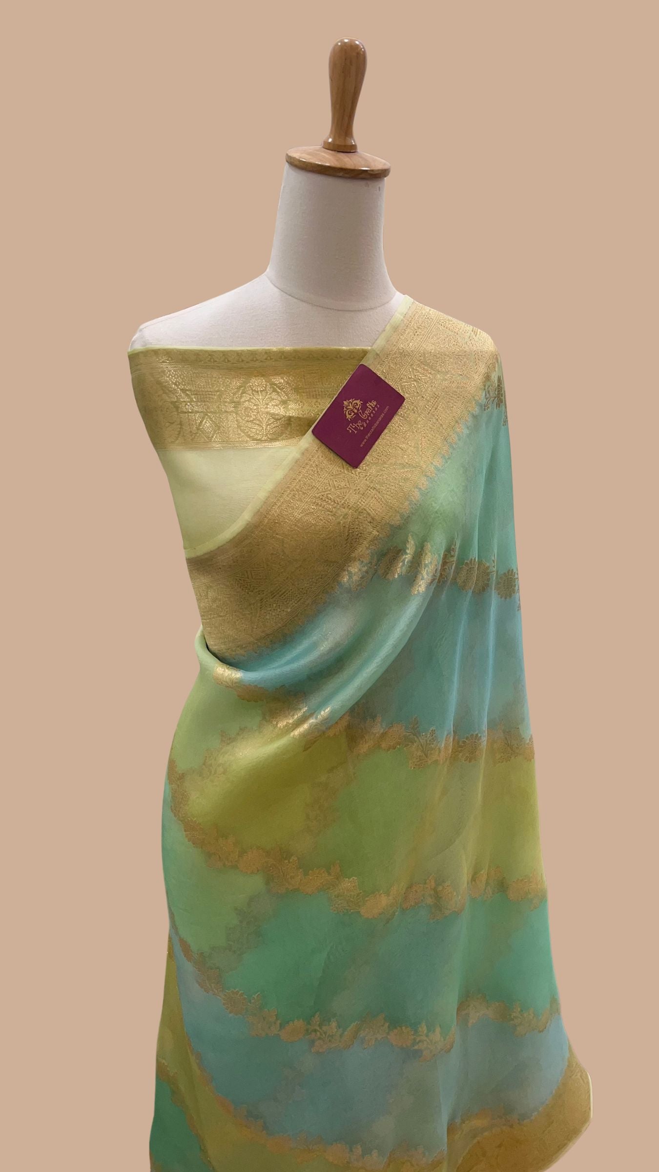Pure Kora Silk Handloom Banarasi Saree