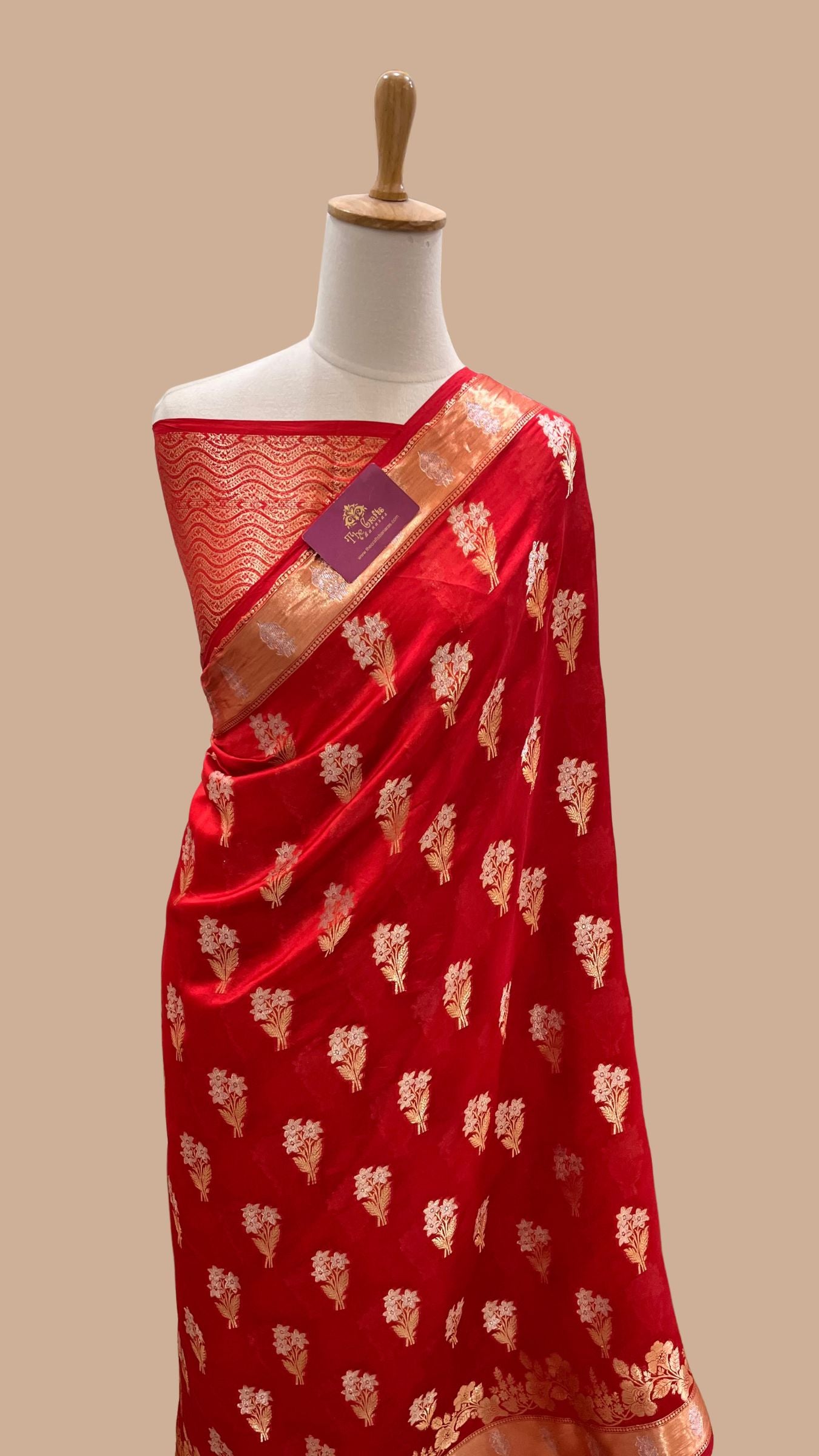 Pure Mango Silk Banarasi Saree