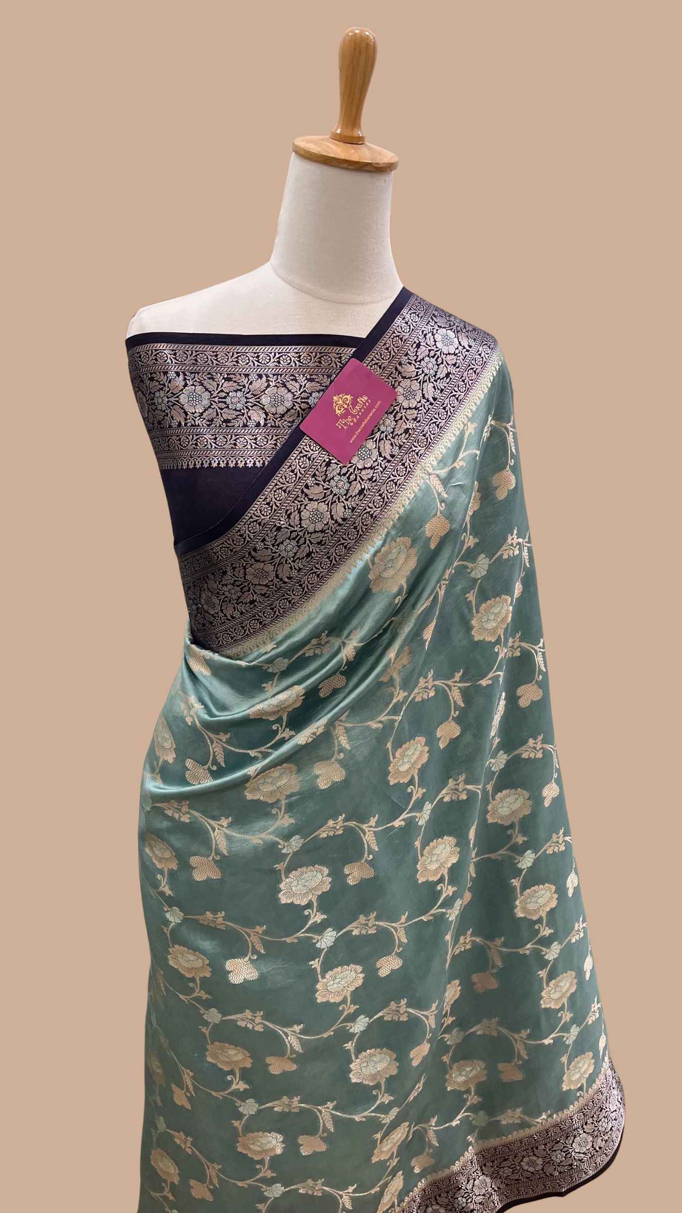 Pure Mango Silk Banarasi Saree