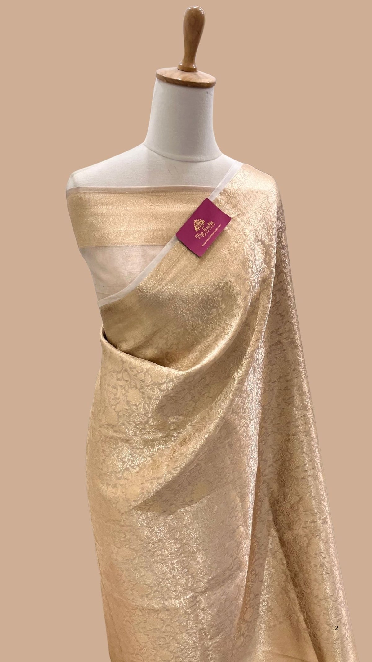 Pure Tissue Silk Brocade Banarasi Saree
