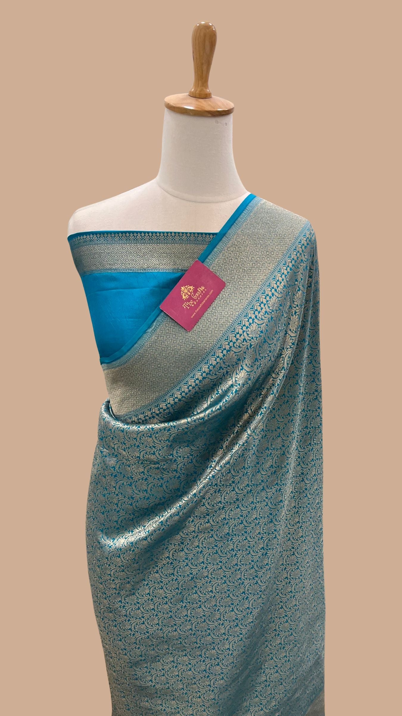 Pure Katan Silk Handloom Banarasi Saree - Tanchui Brocade