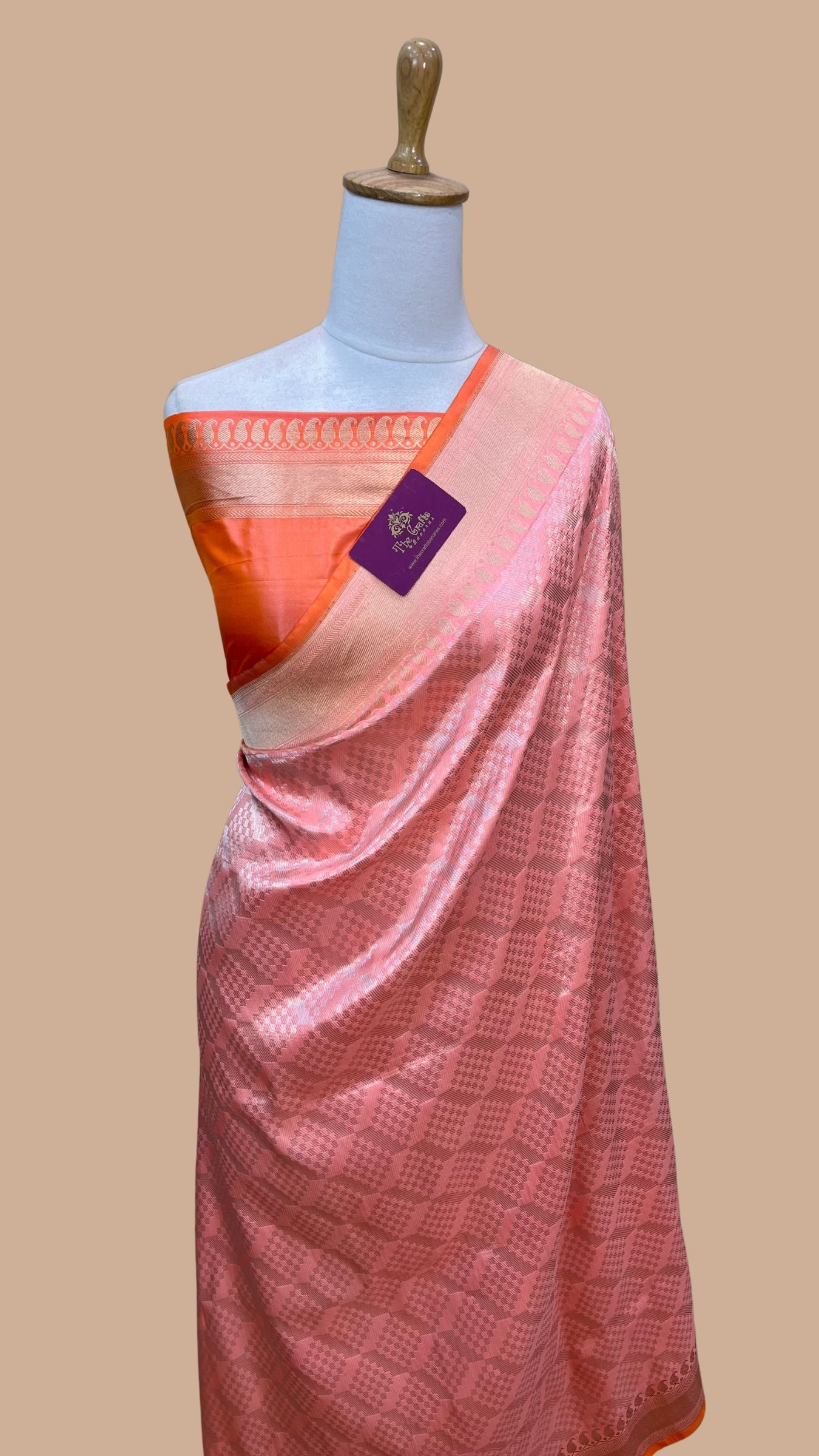 Pure Katan Silk Handloom Banarasi Saree - Kadhua Tanchui Brocade