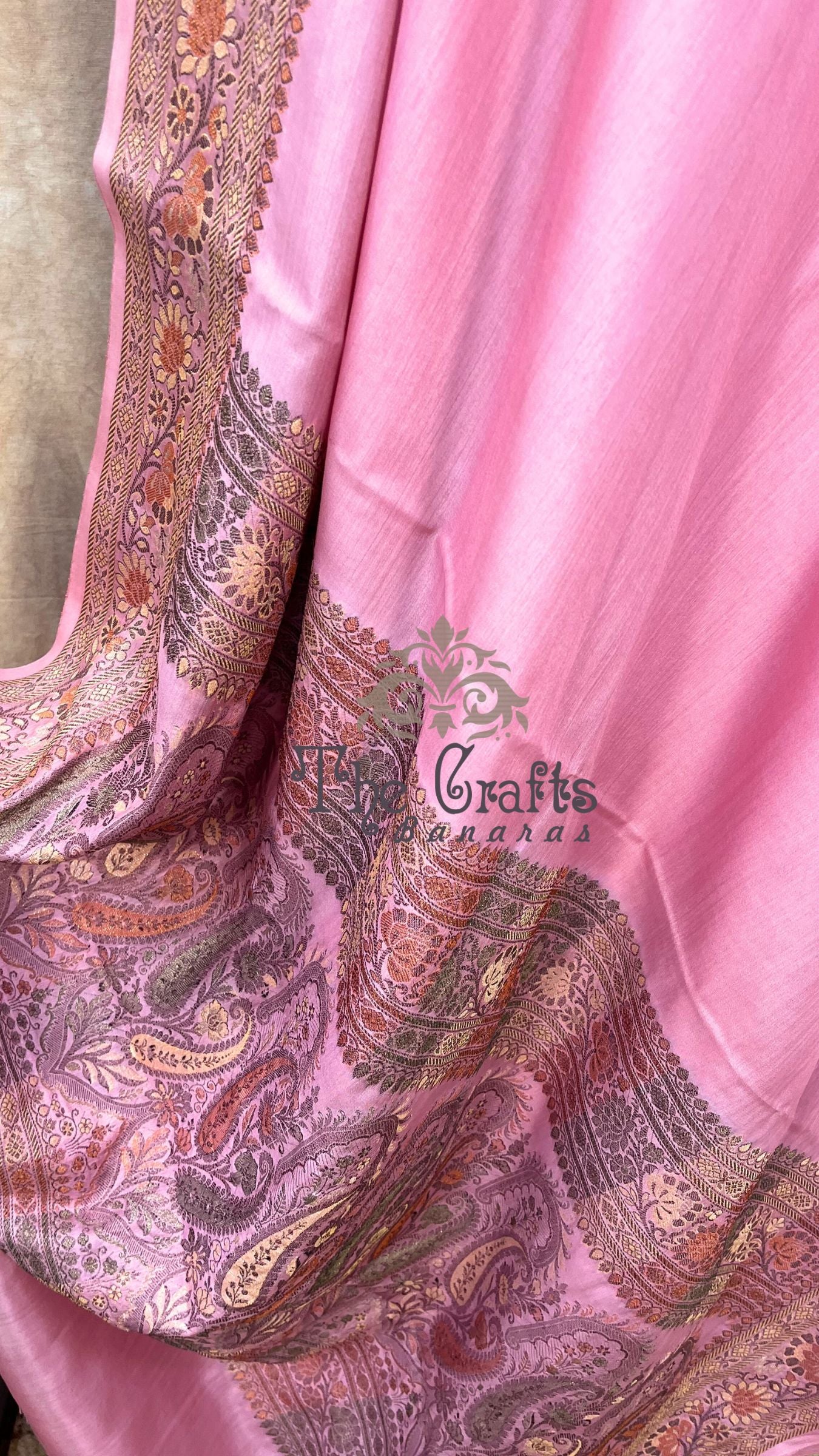 Pure Tussar Silk Banarasi Saree