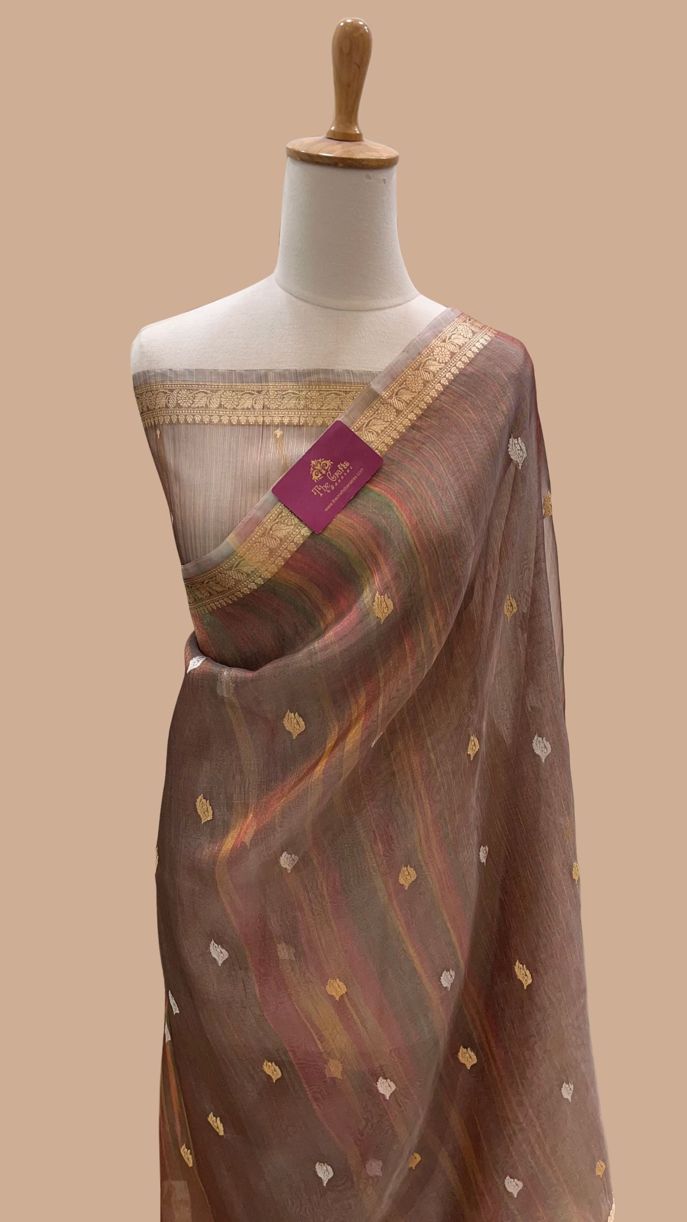 Pure Tissue Silk Handloom Banarasi Saree