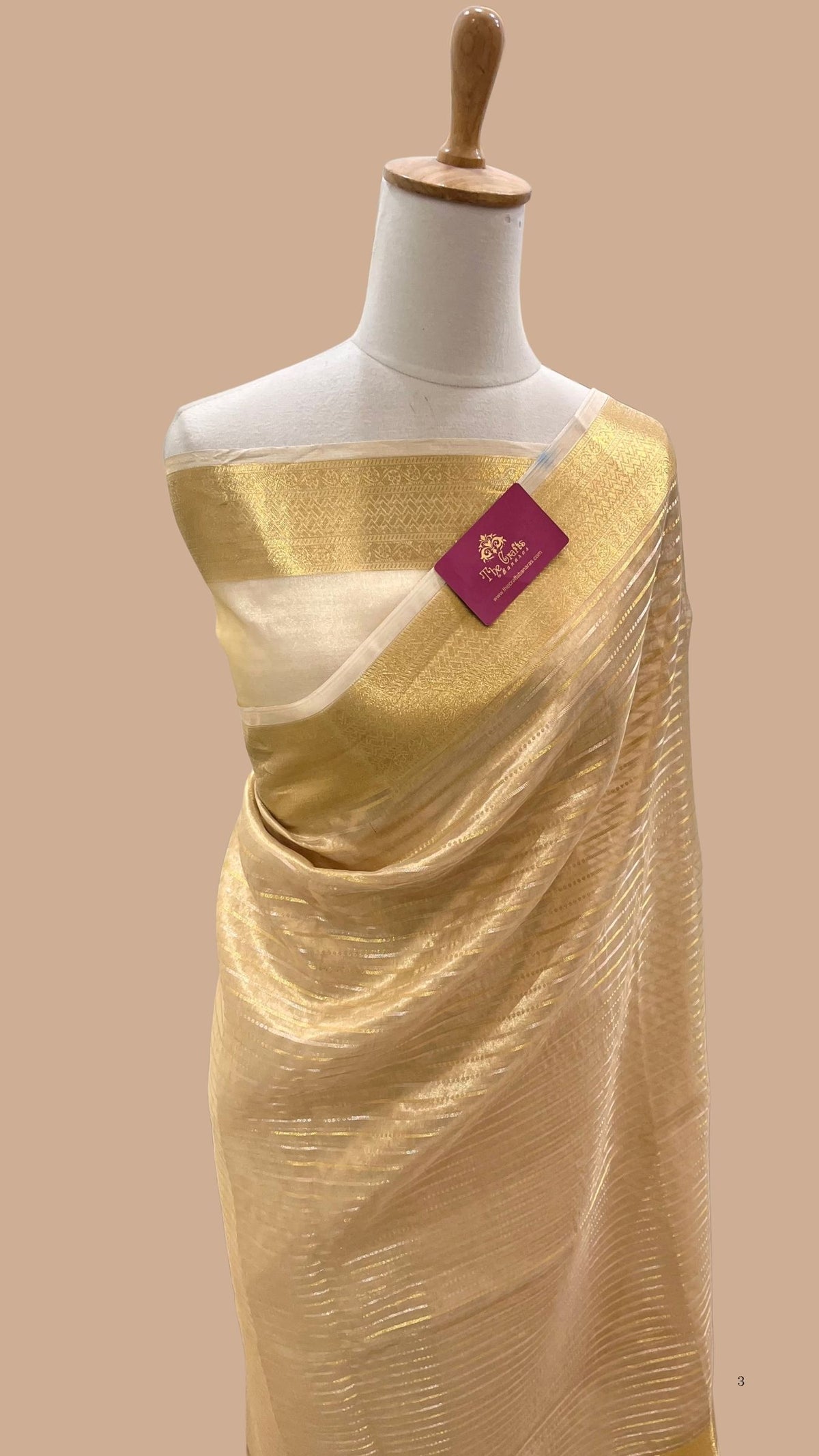 Pure Kora Tissue Silk Banarasi Saree