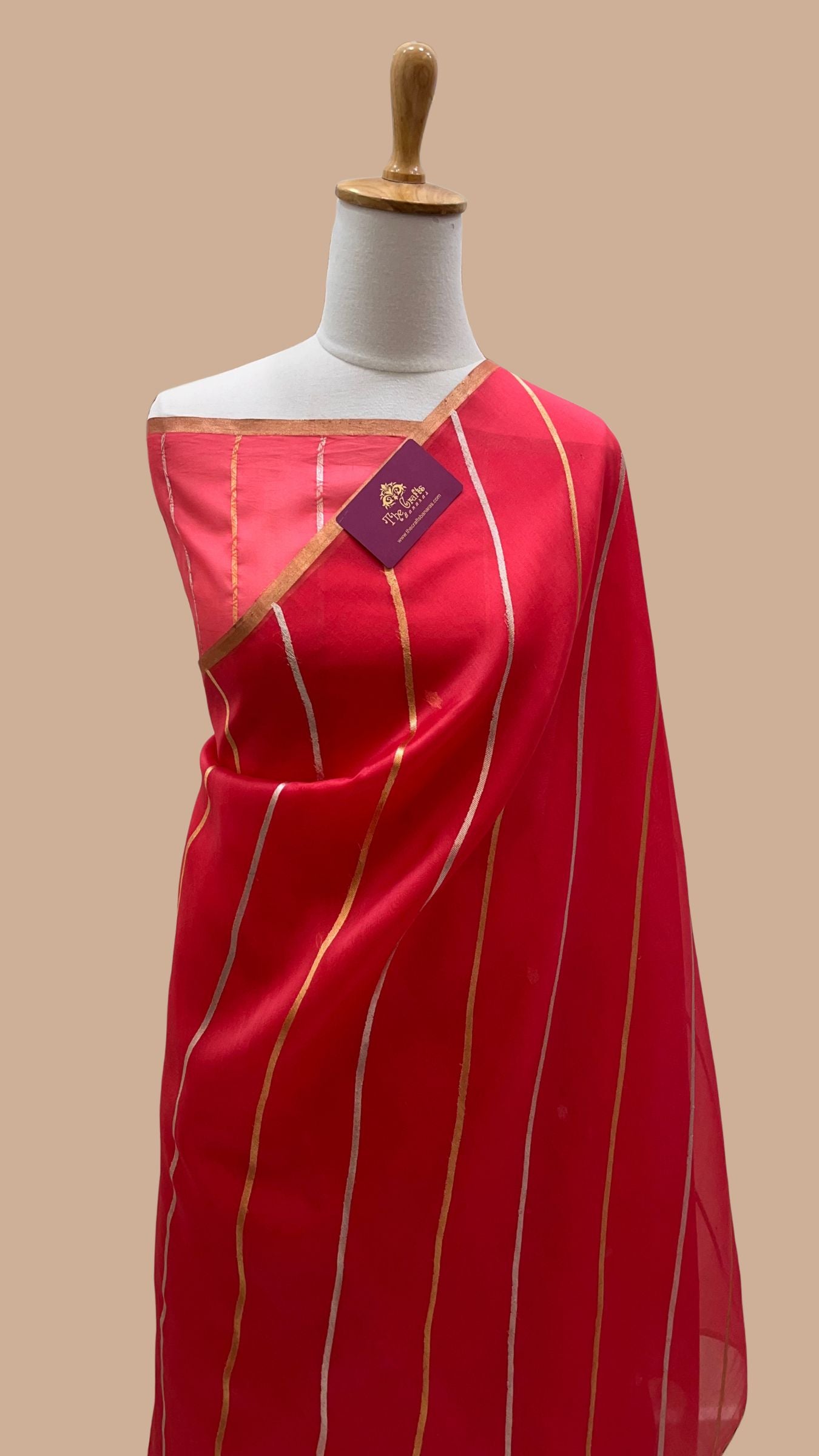 Pure Kora Silk Handloom Banarasi Saree