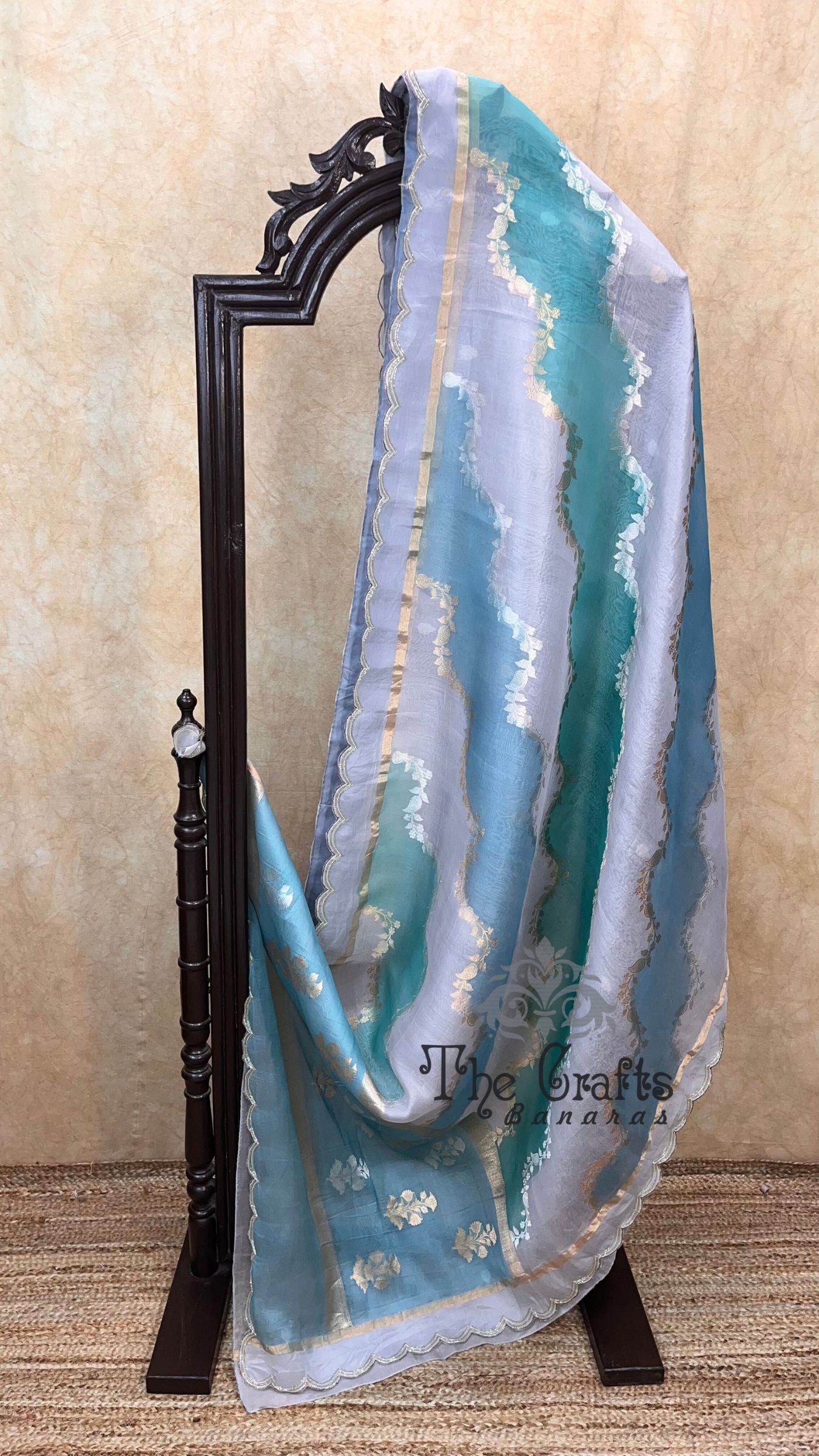 Pure Kora Silk Handloom Banarasi Saree - Rangkart