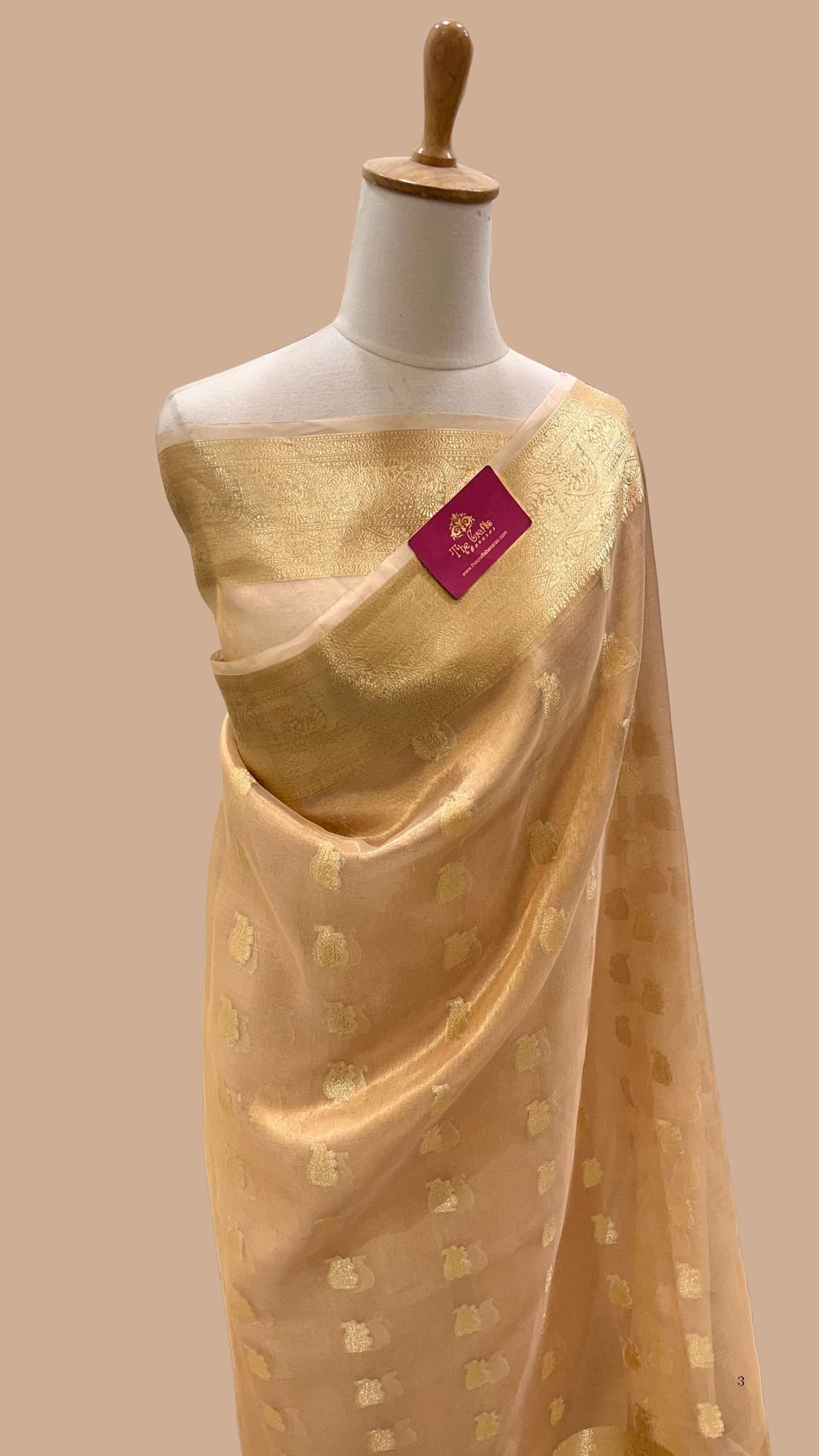 Pure Kora Tissue Silk Banarasi Saree