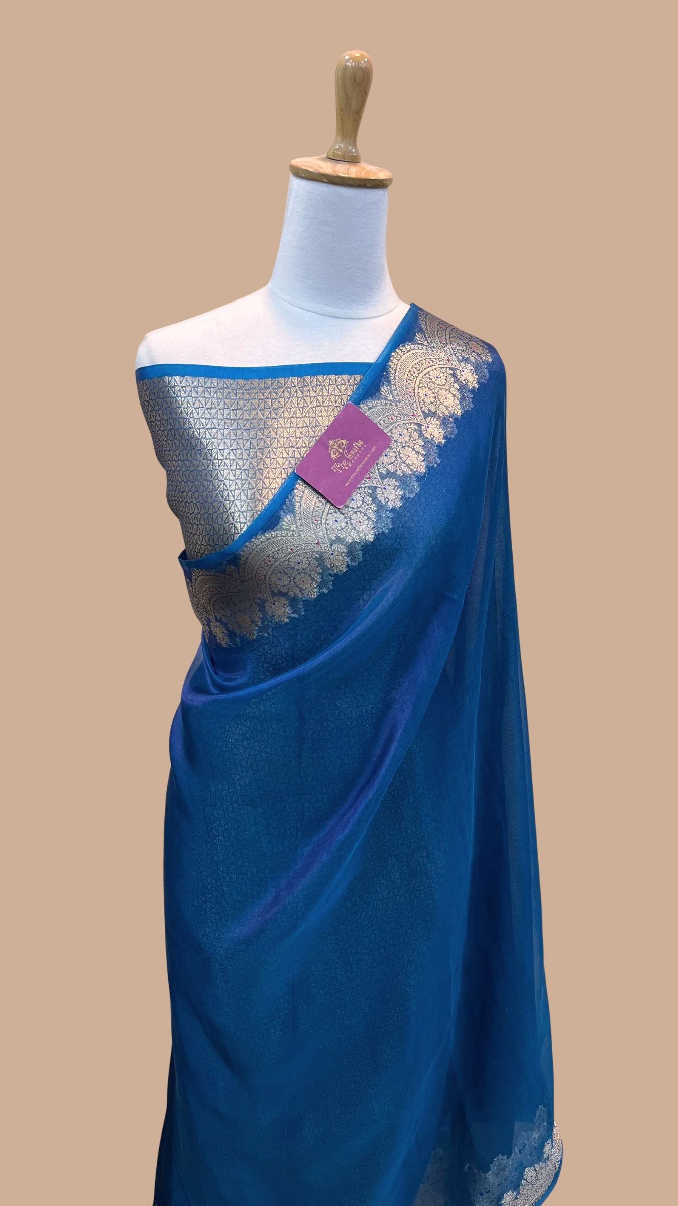 Pure Kora Tissue Silk Banarasi Saree