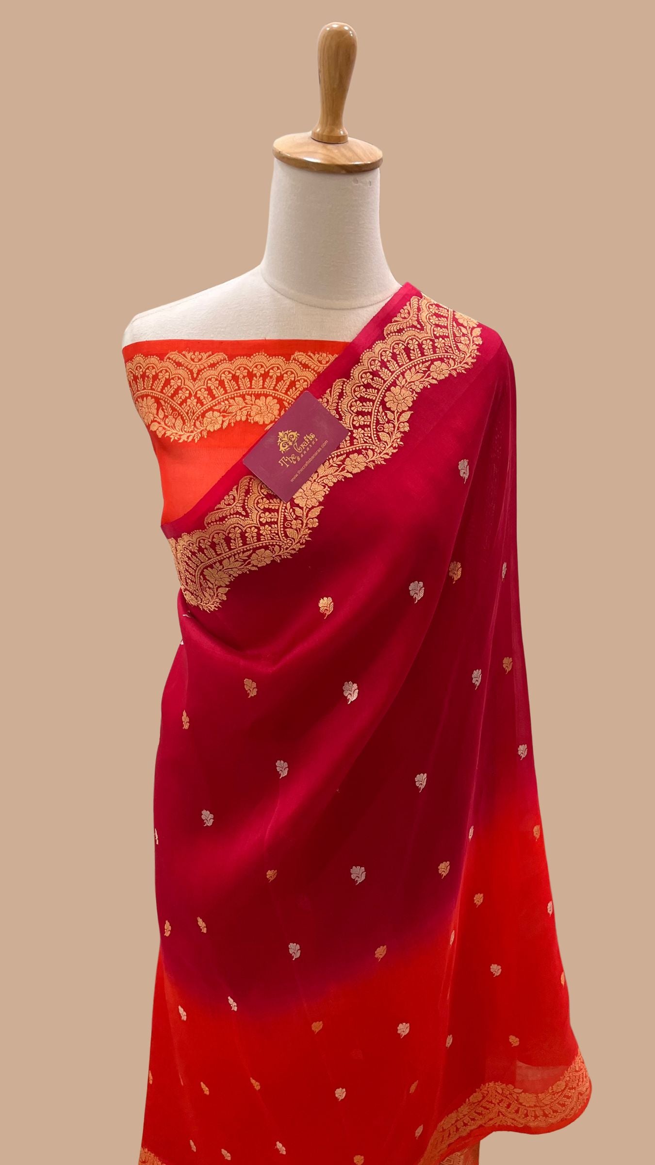 Pure Kora Silk Handloom Banarasi Saree