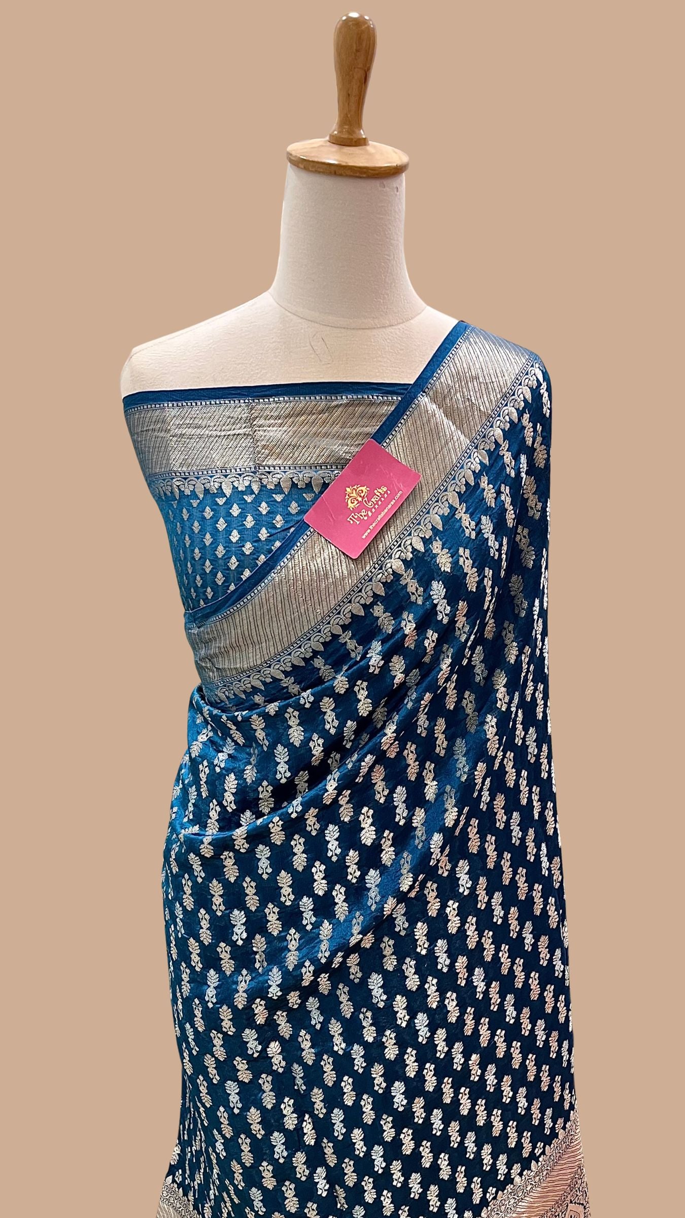 Pure Mango Silk Banarasi Saree