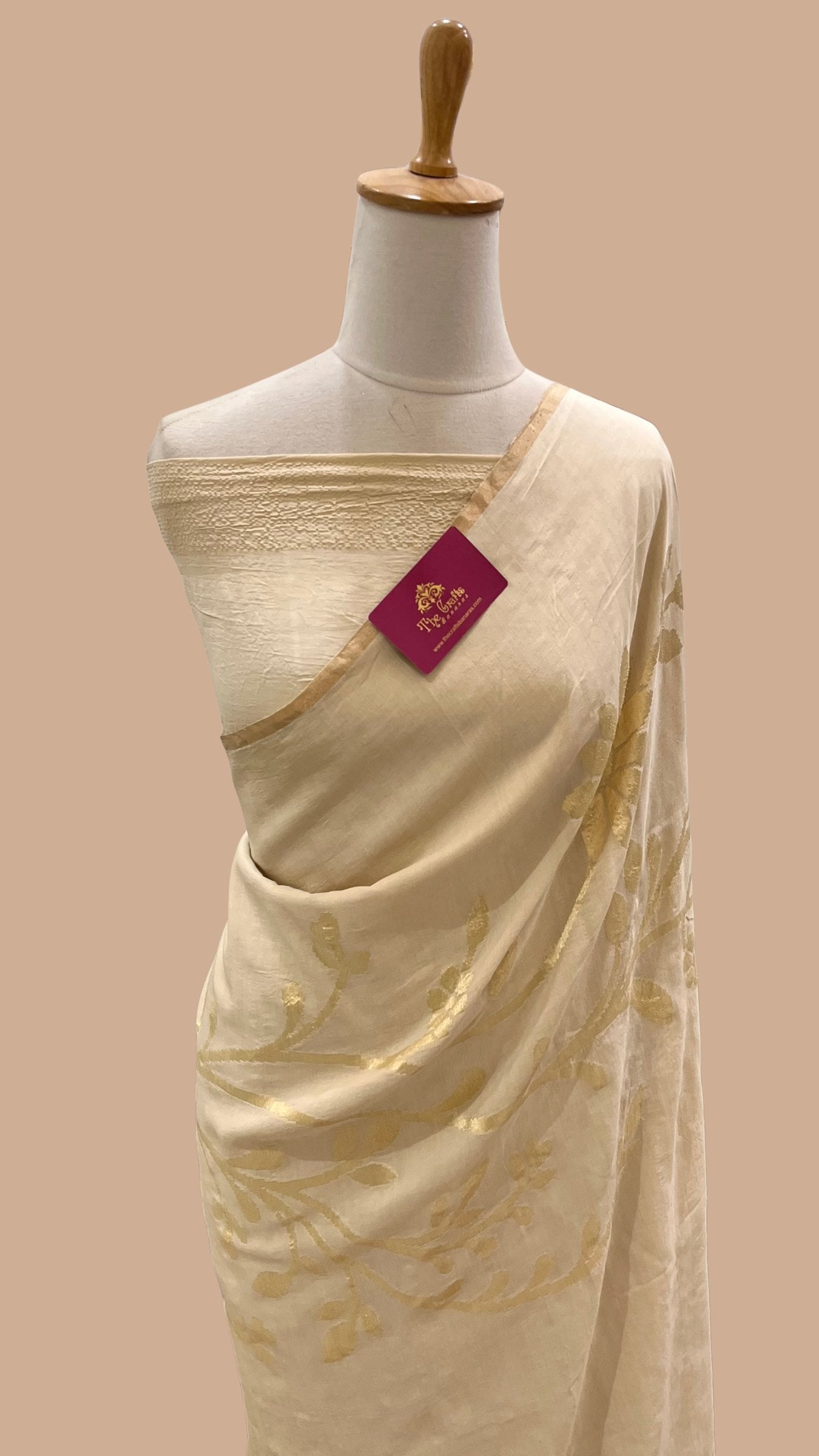 Pure Munga Silk Handloom Banarasi Saree