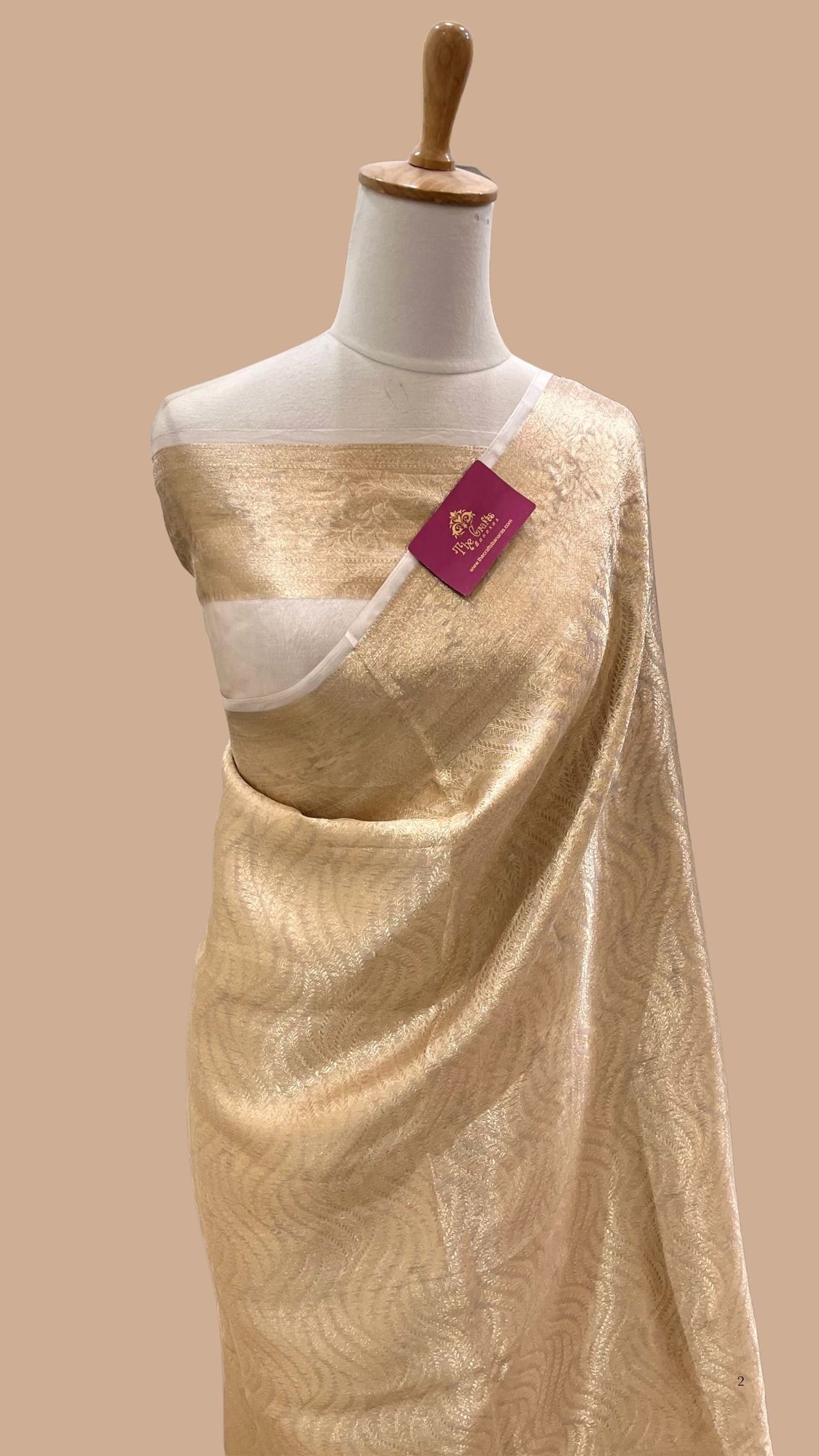 Pure Tissue Silk Brocade Banarasi Saree