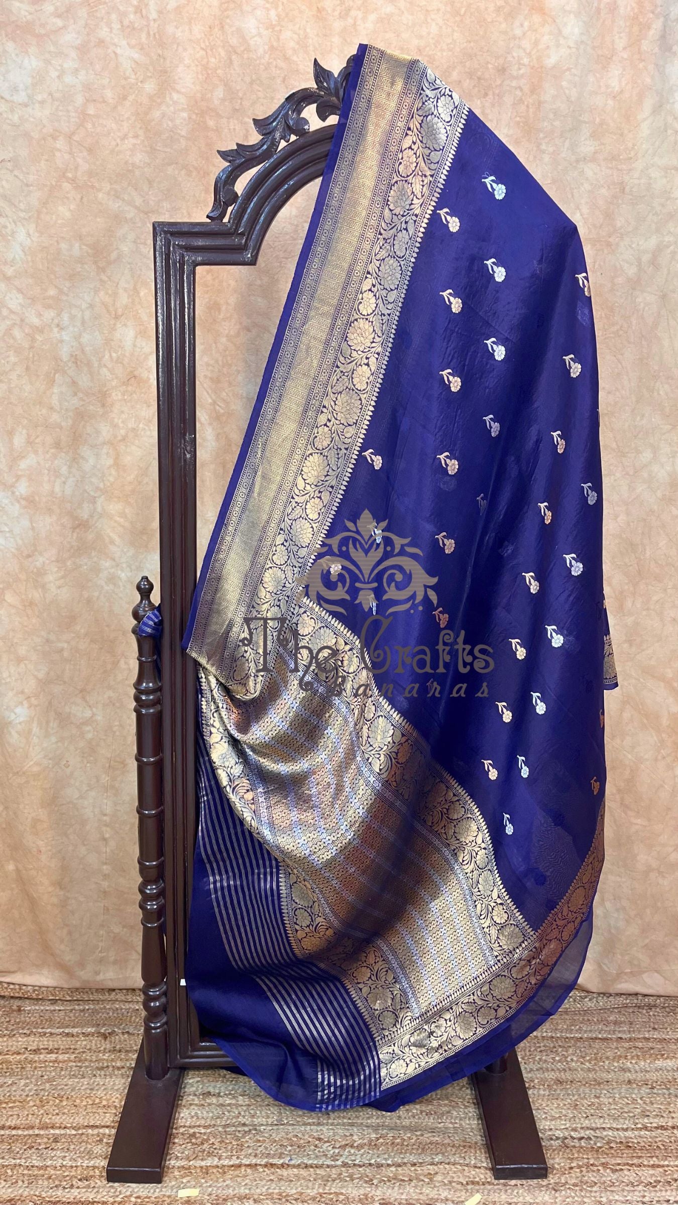 Pure Kora Silk Handloom Banarasi Saree