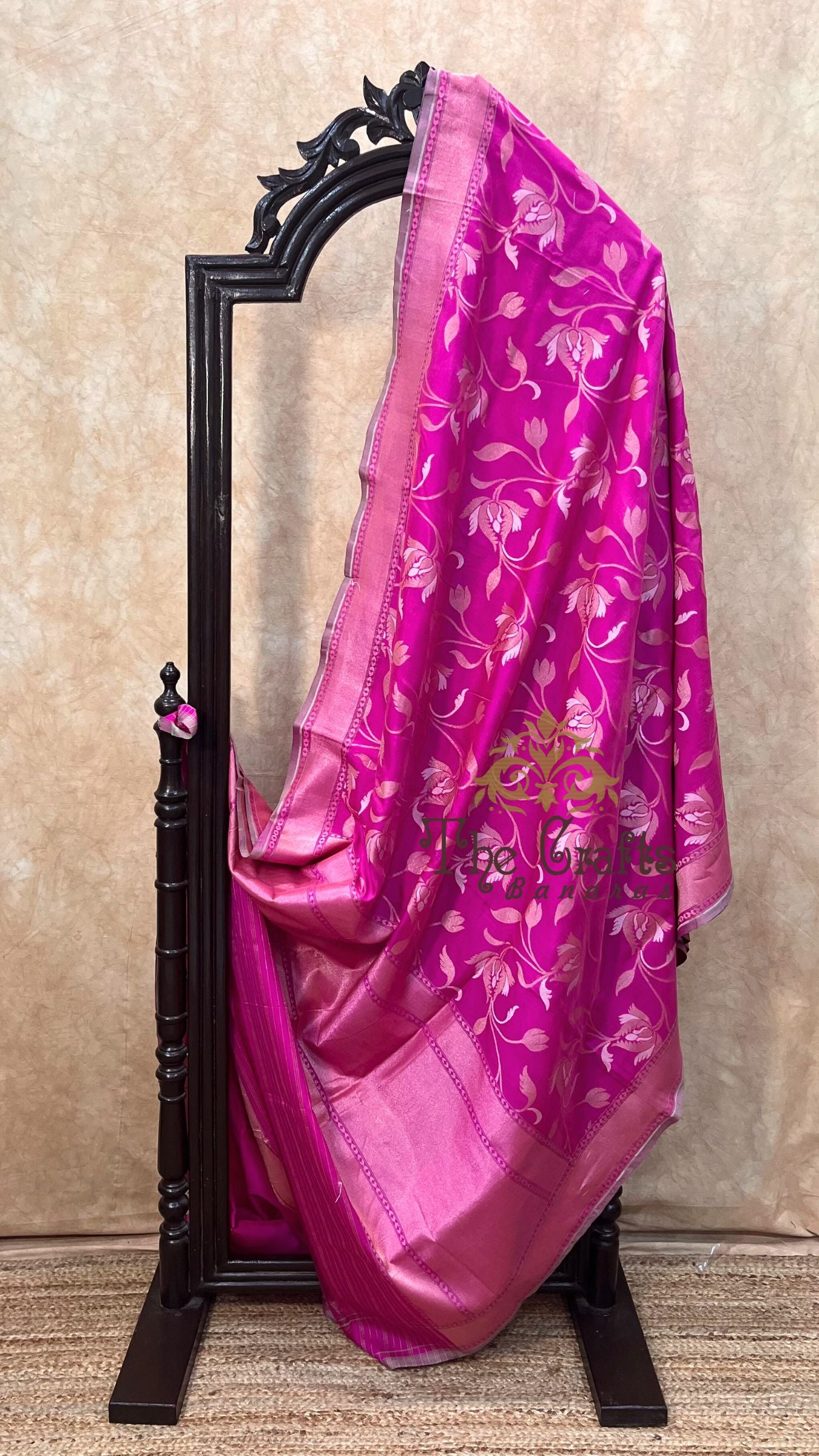 Pure Ektara Cotton Jamdani Banarasi Saree - Alfi