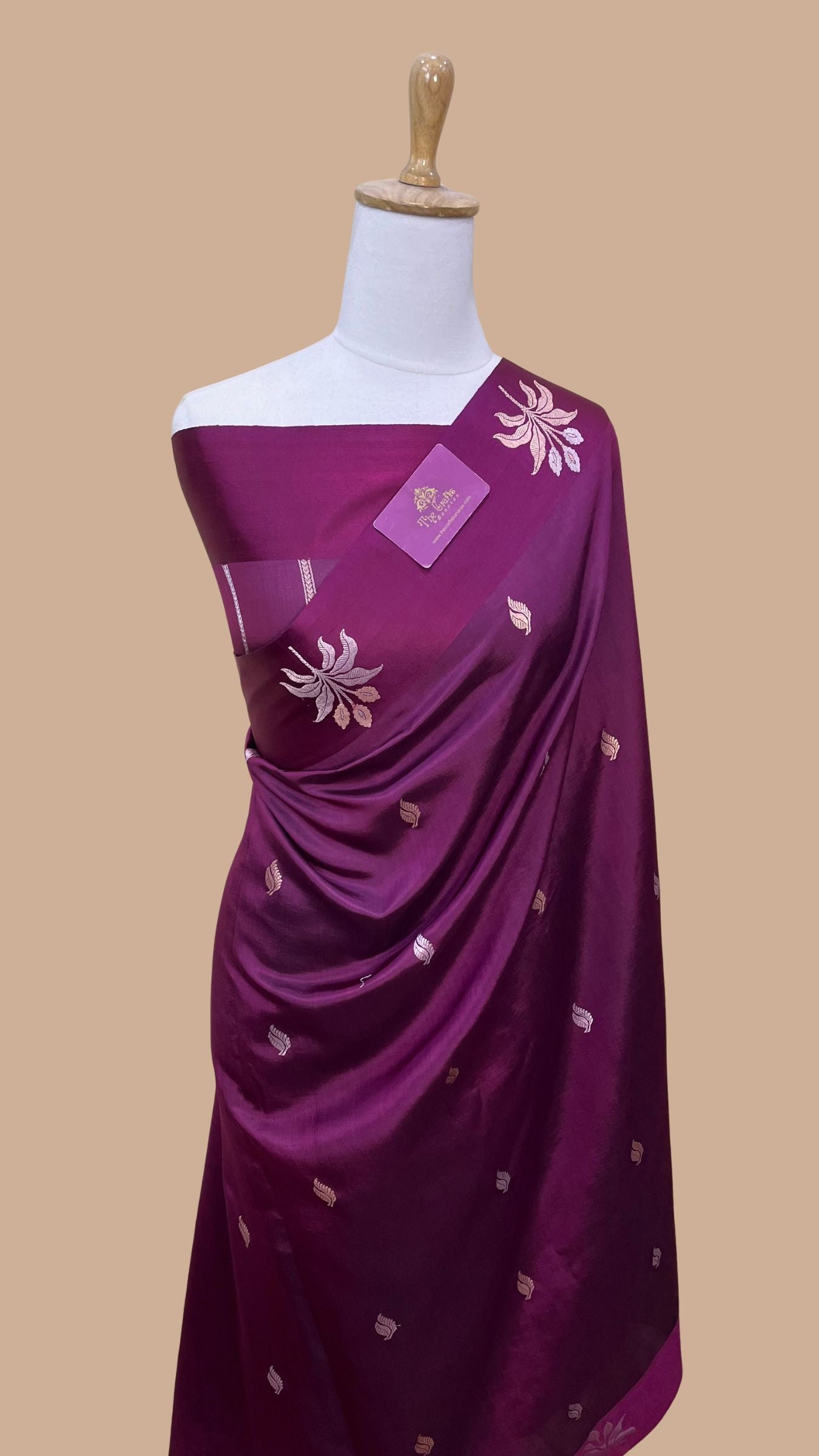 Pure Mango Silk Handloom Banarasi Saree - Sona Roopa