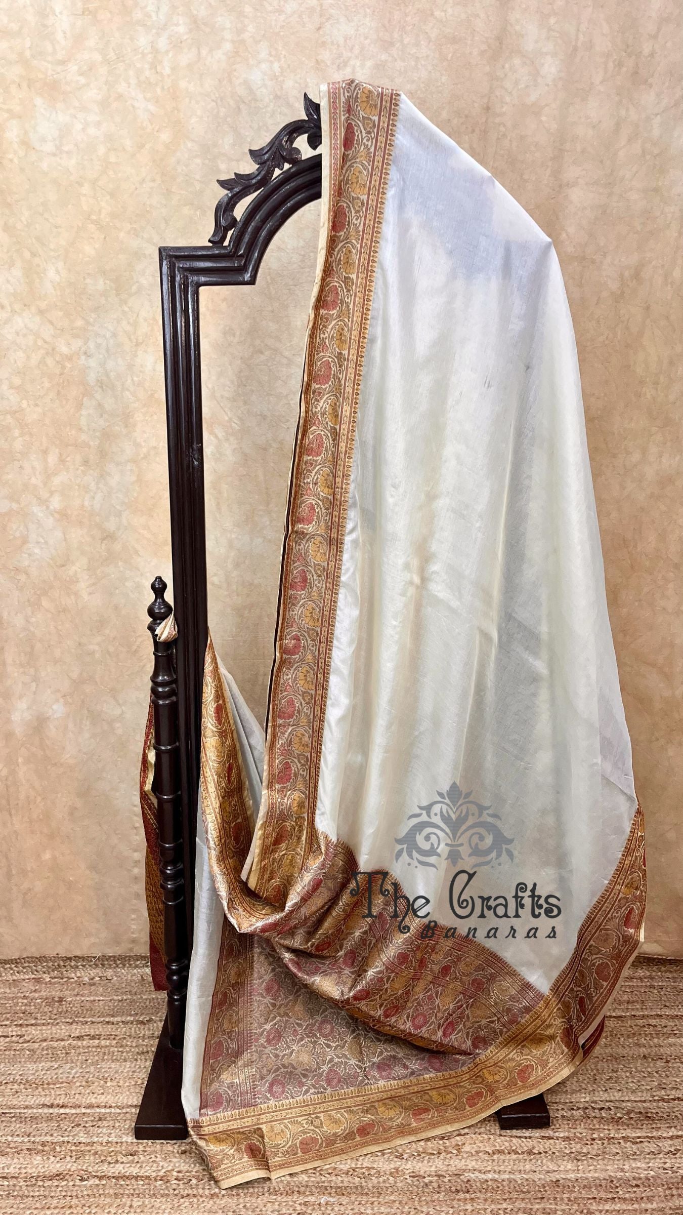 Pure Butter Crepe Banarasi Saree