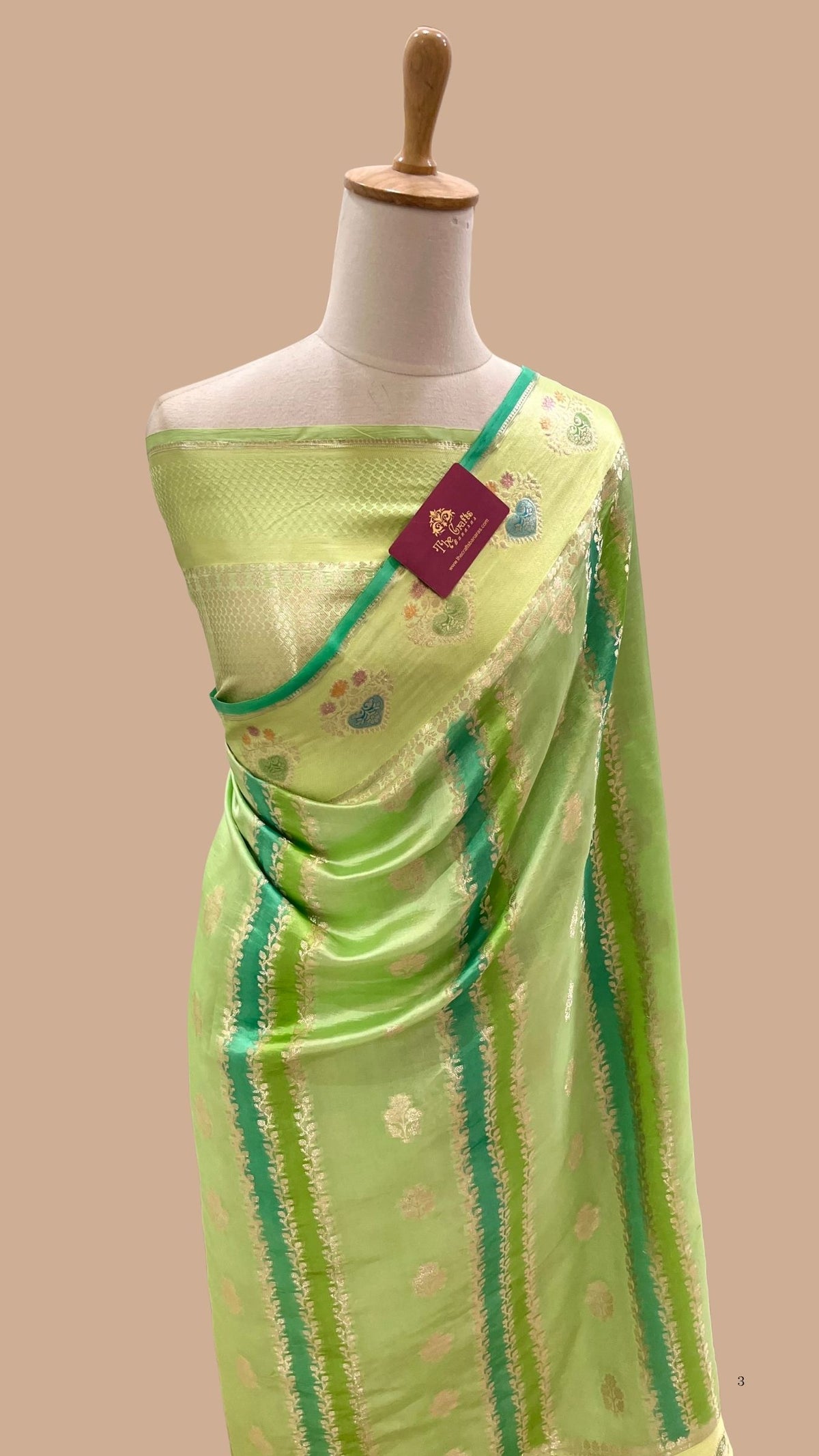 Pure Mango Silk Banarasi Saree