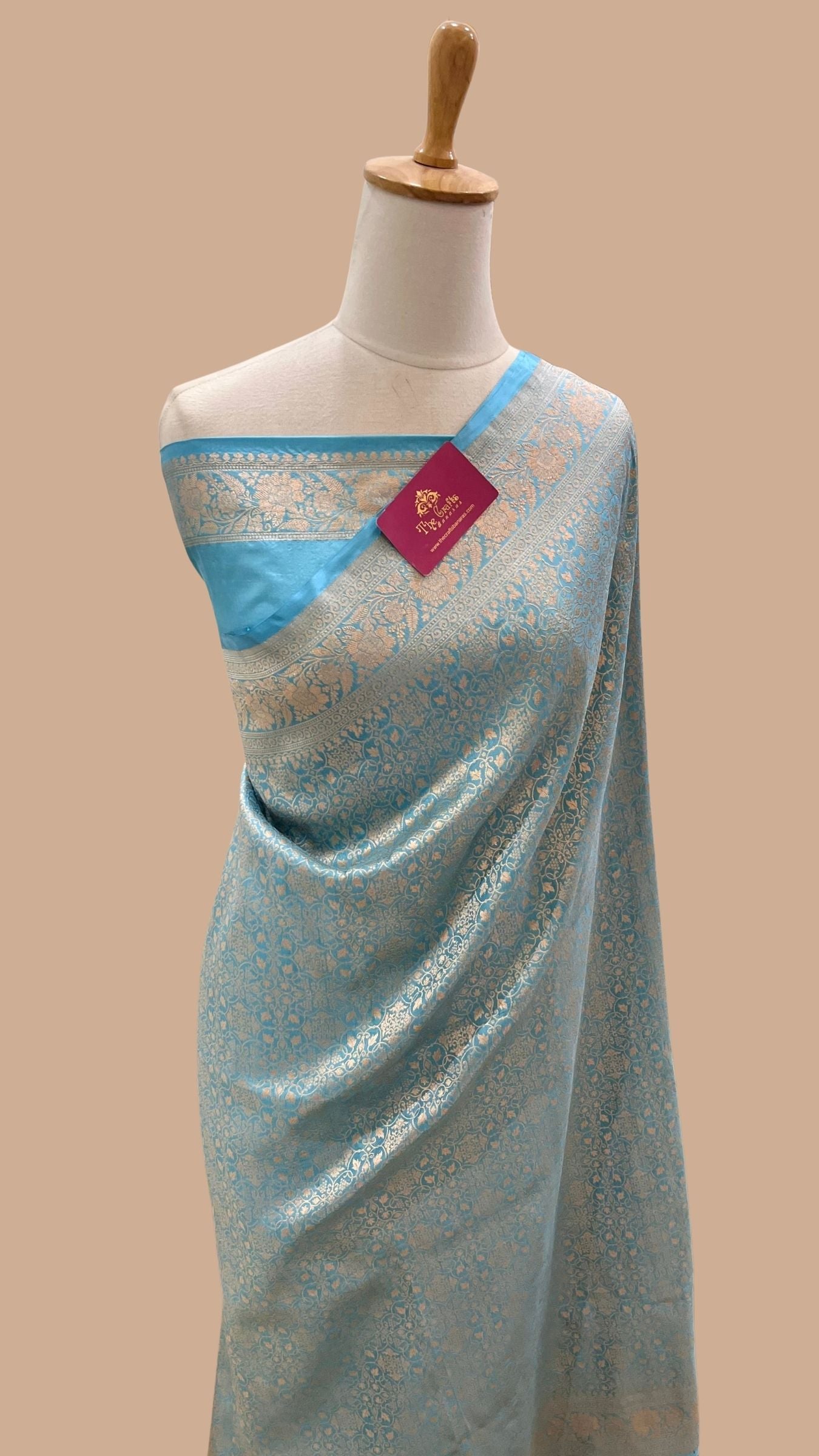 Pure Katan Silk Handloom Banarasi Saree - Tanchui Brocade
