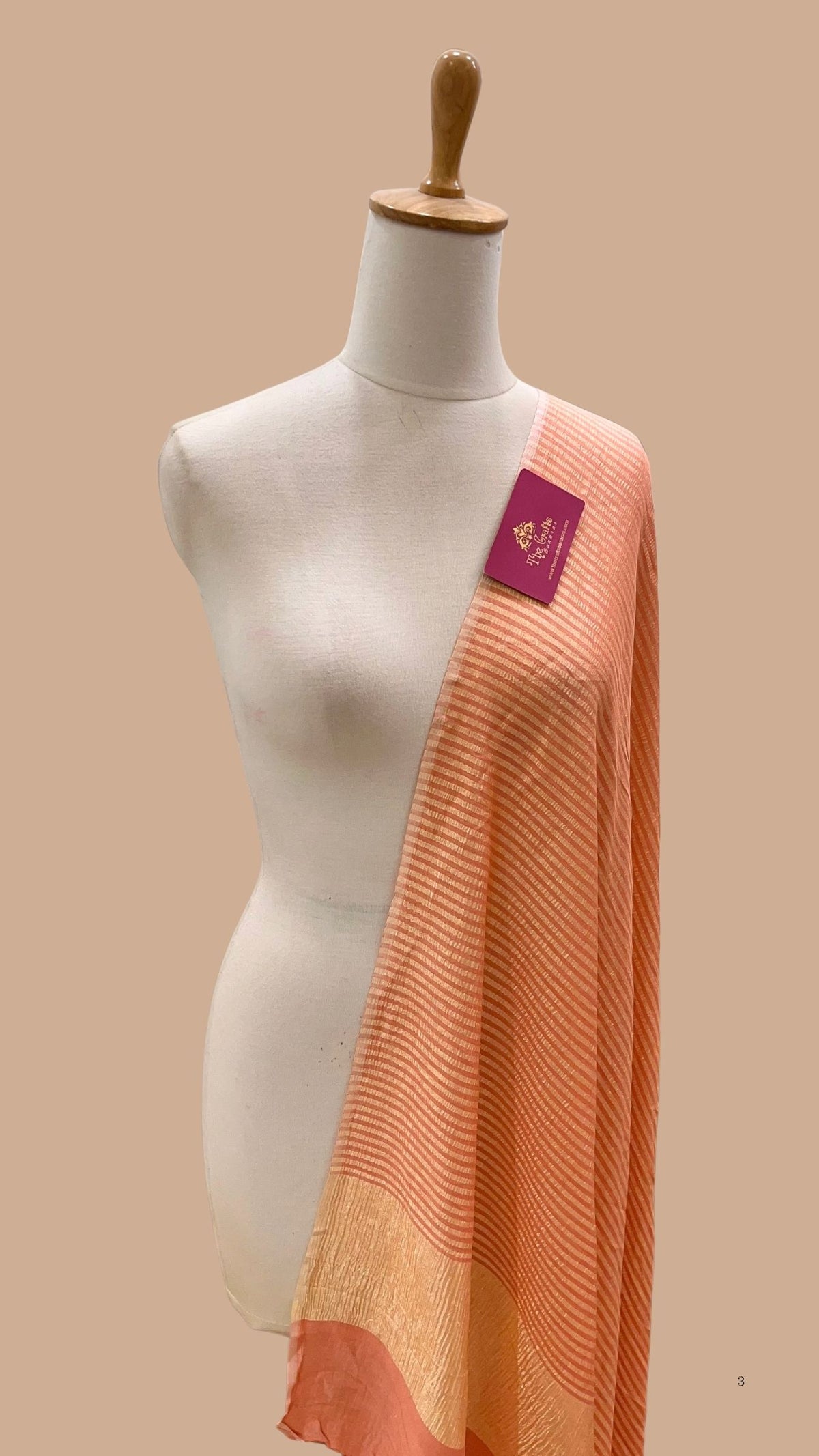 Pure Moonga Silk Banarasi Handloom Dupatta