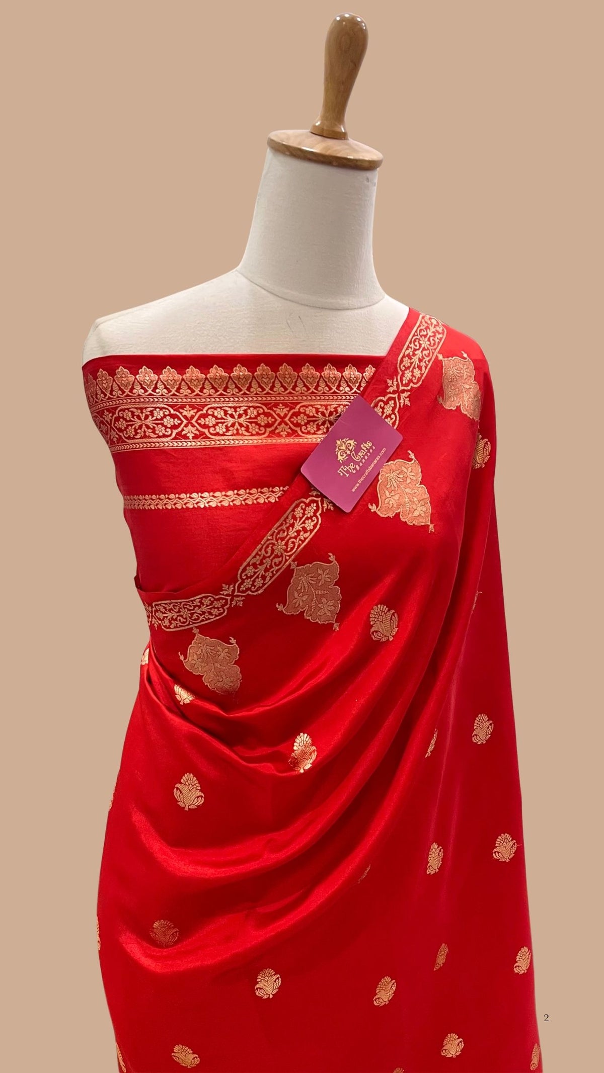Pure Mango Silk Handloom Banarasi Saree
