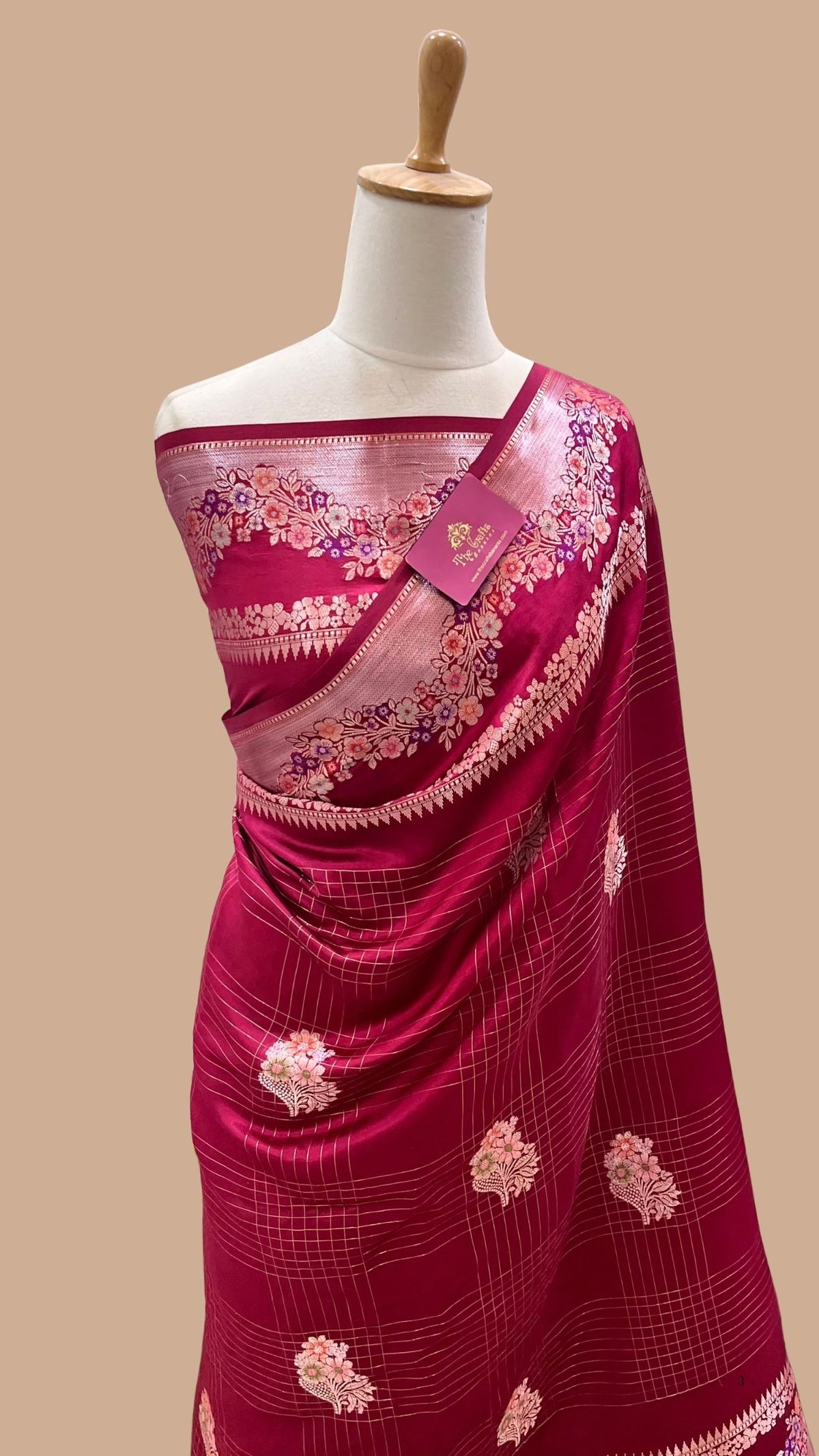 Pure Mango Silk Handloom Banarasi Saree