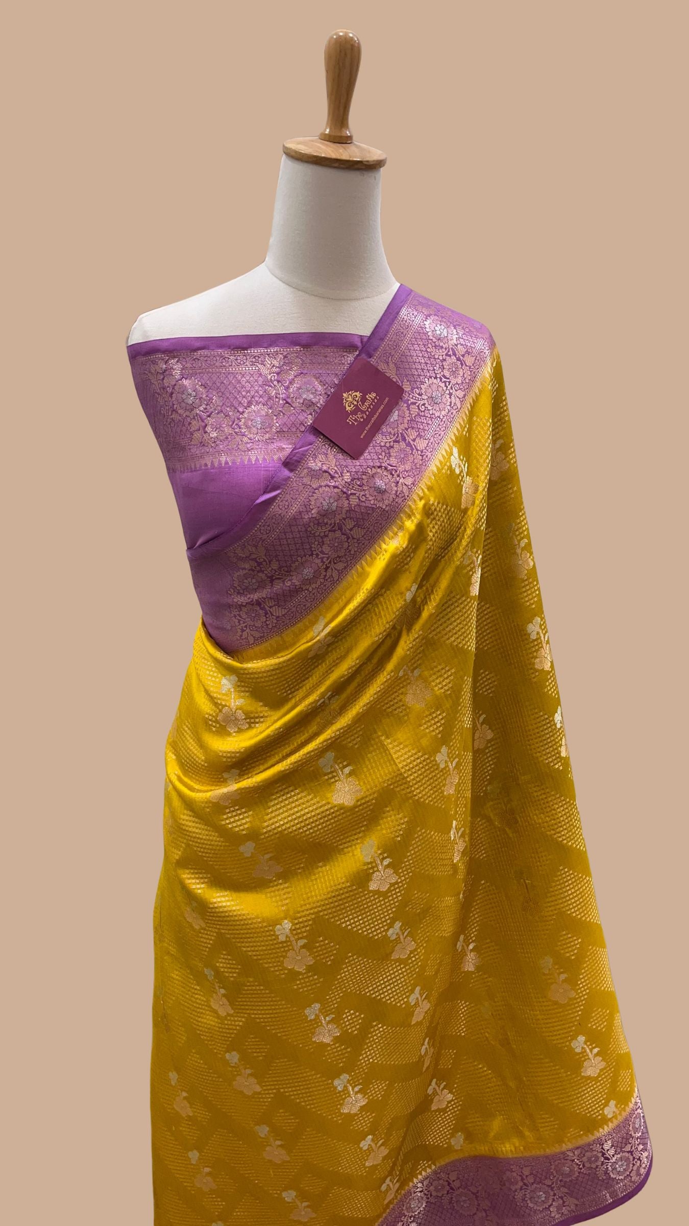 Pure Mango Silk Banarasi Saree