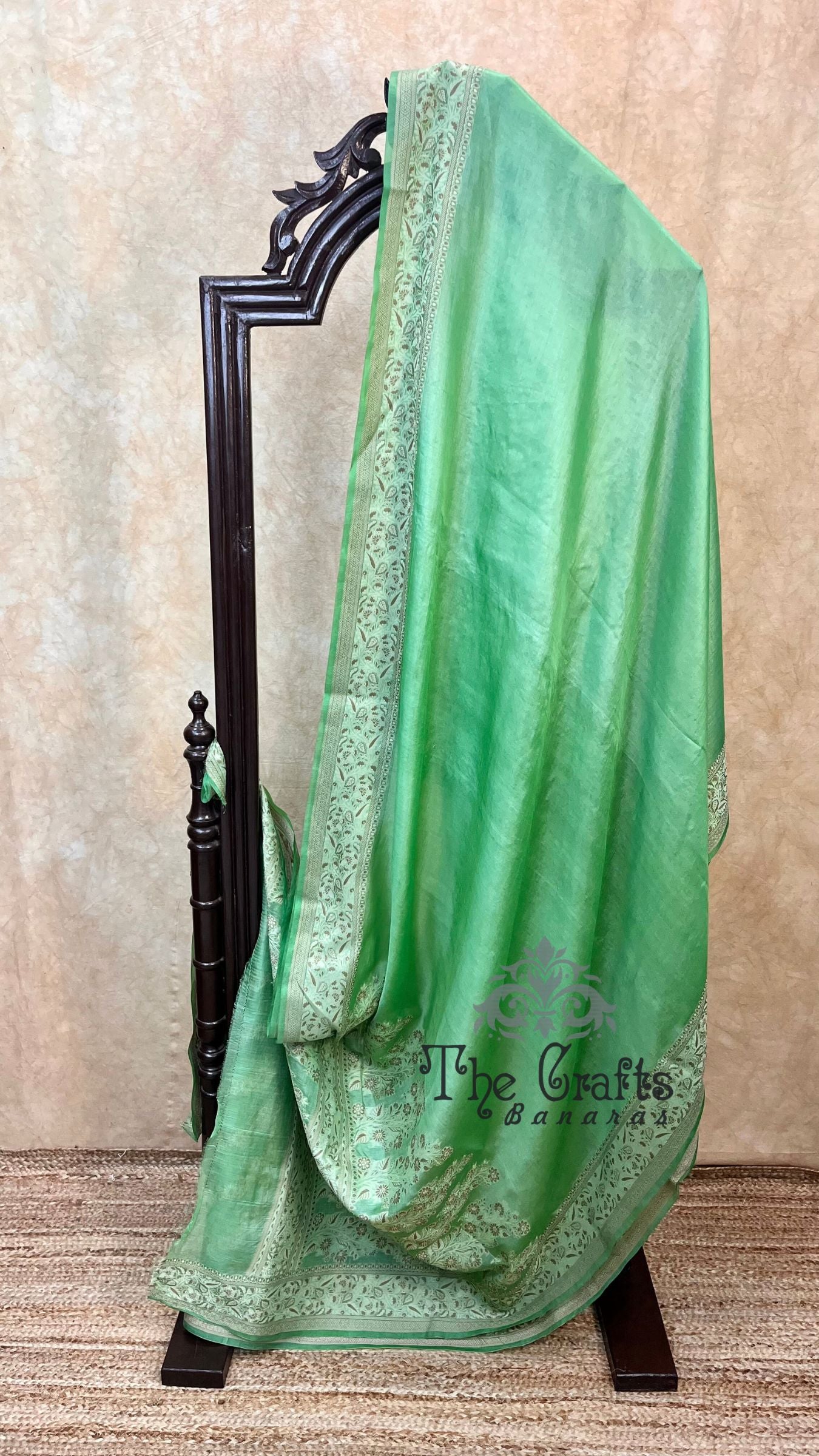 Pure Butter Crepe Banarasi Saree