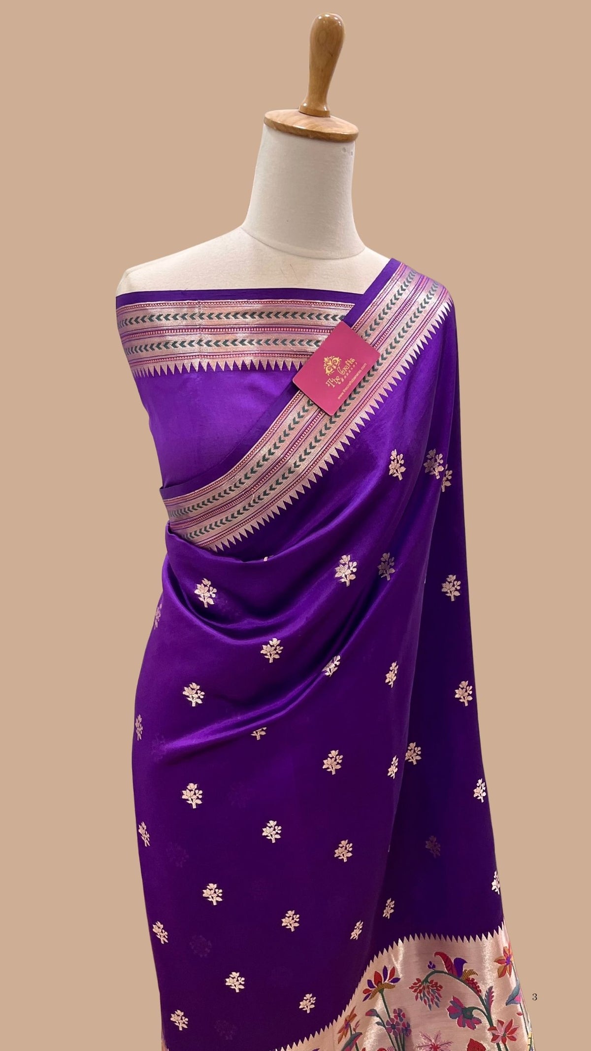 Pure Mango Silk Handloom Banarasi Saree