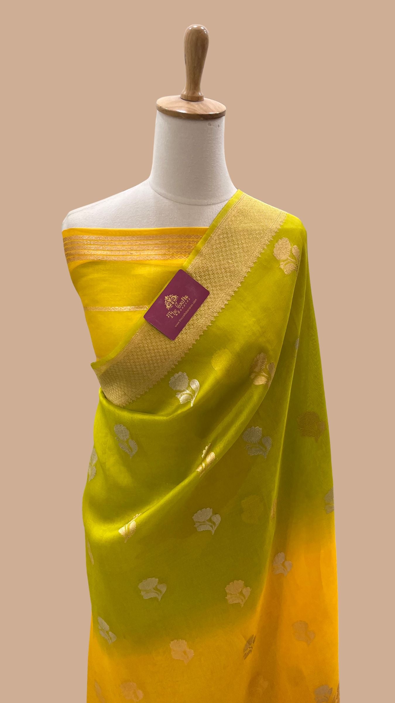 Pure Kora Silk Handloom Banarasi Saree