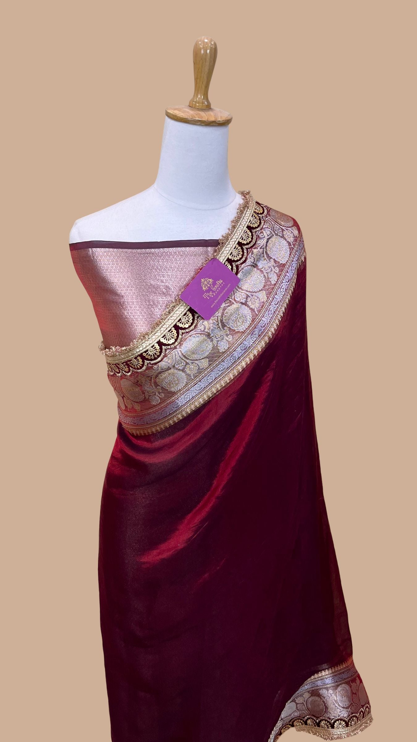 Pure Kora Tissue Silk Banarasi Saree