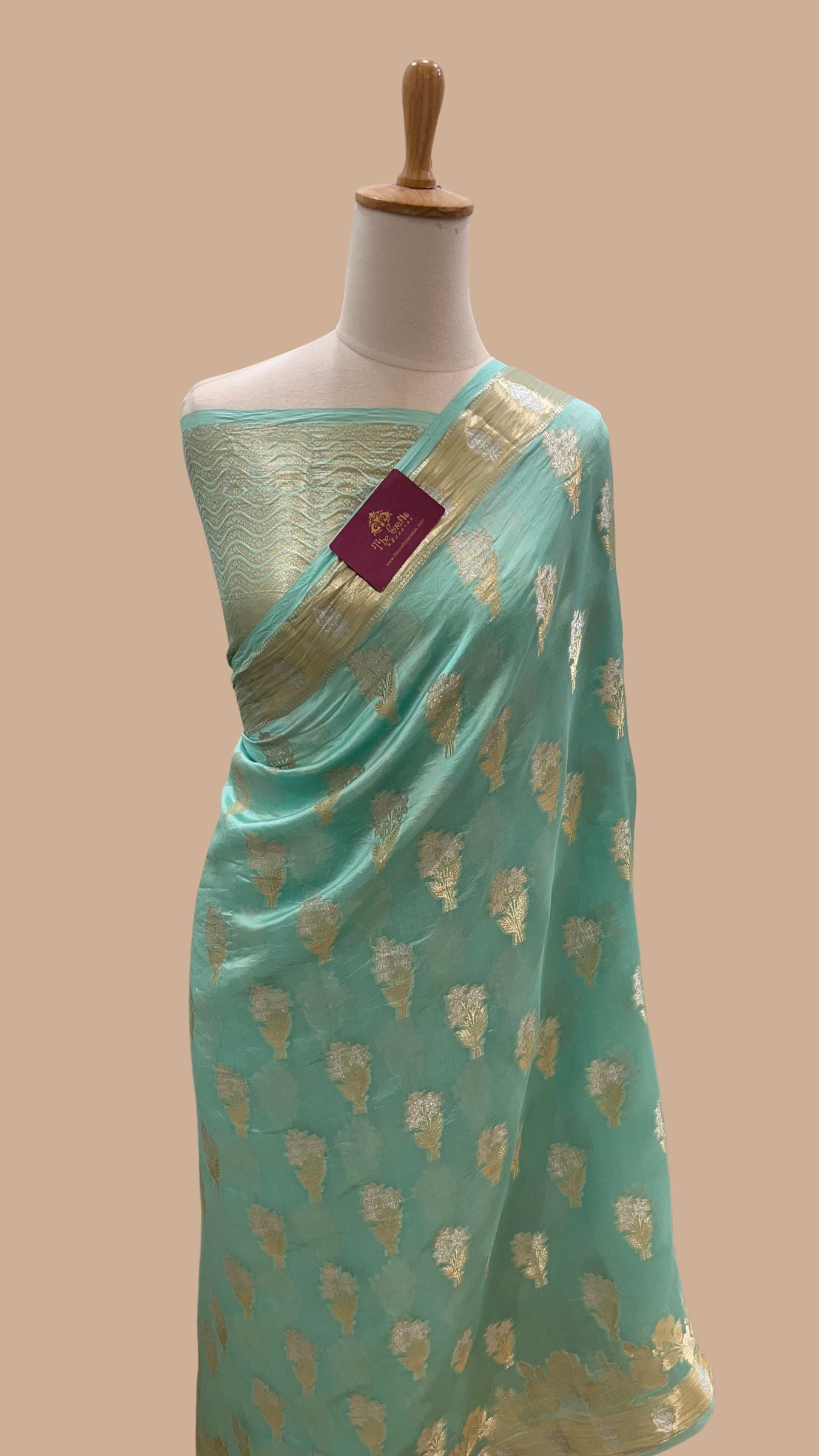 Pure Mango Silk Banarasi Saree