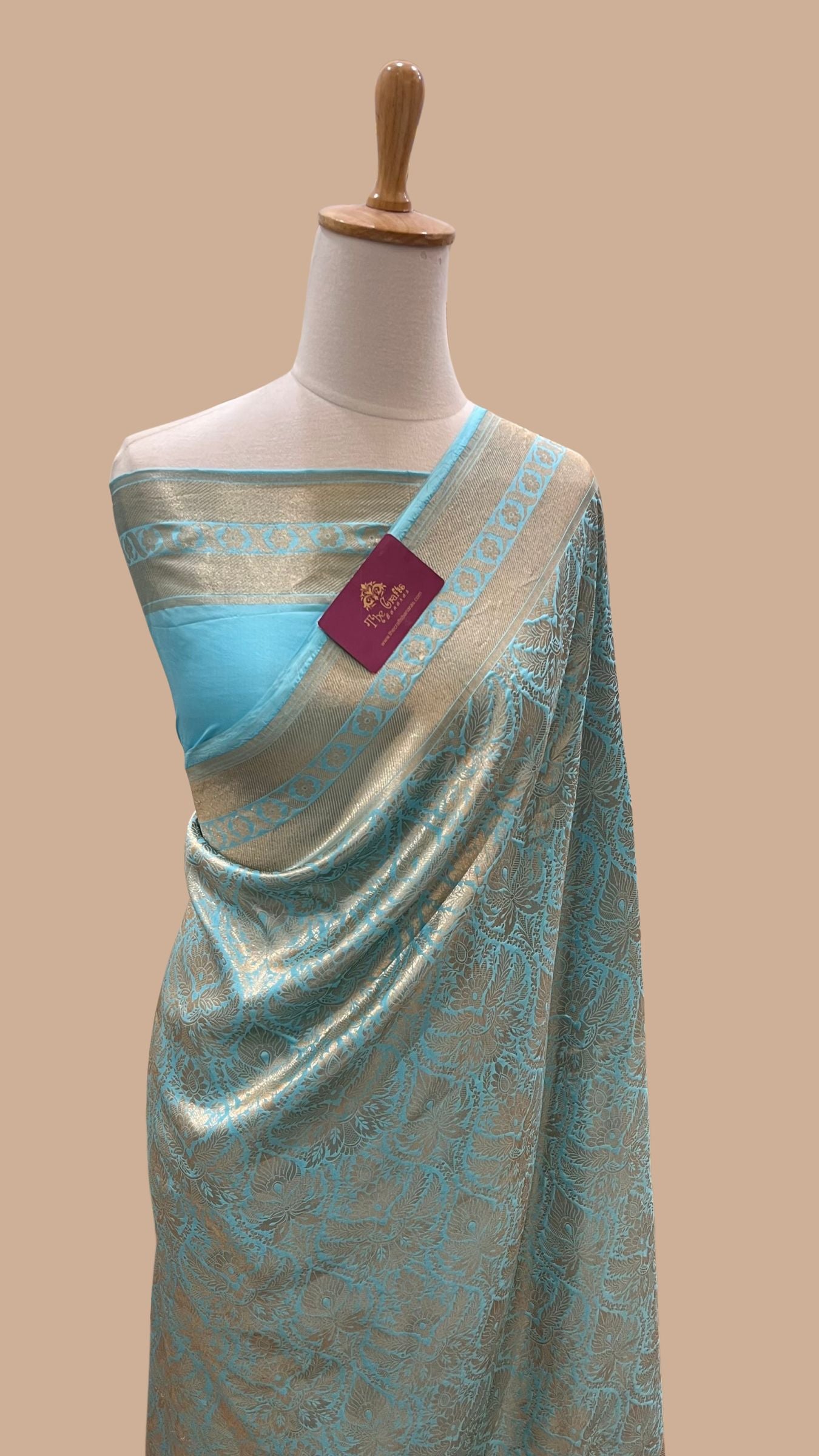 Pure Katan Silk Handloom Banarasi Saree - Tanchui Brocade