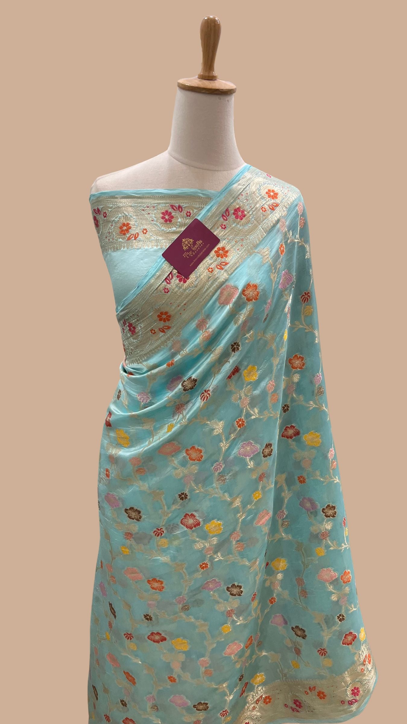 Pure Mango Silk Banarasi Saree