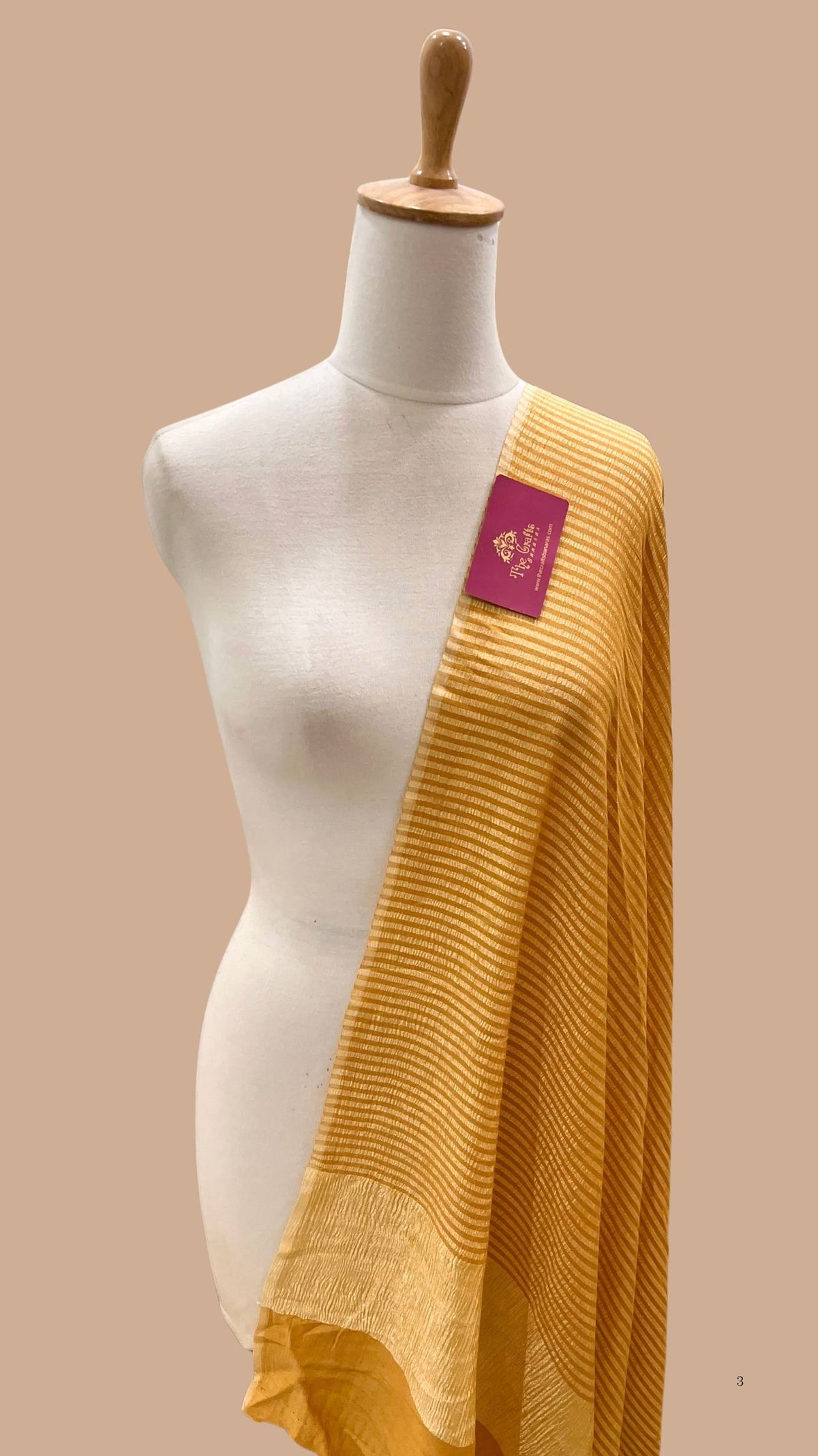 Pure Moonga Silk Banarasi Handloom Dupatta