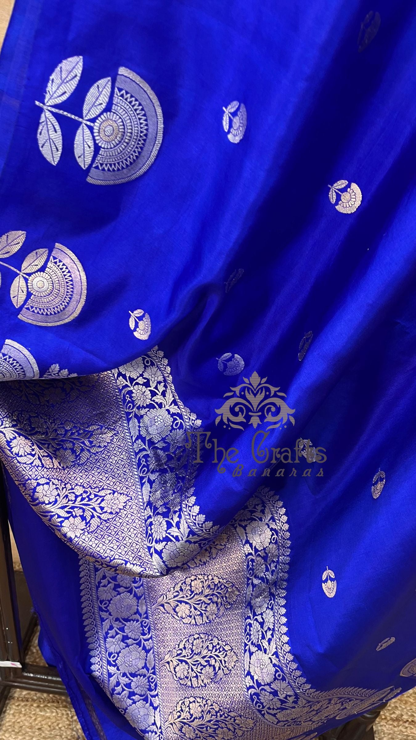 Pure Mango Silk Handloom Banarasi Saree - Sona Roopa