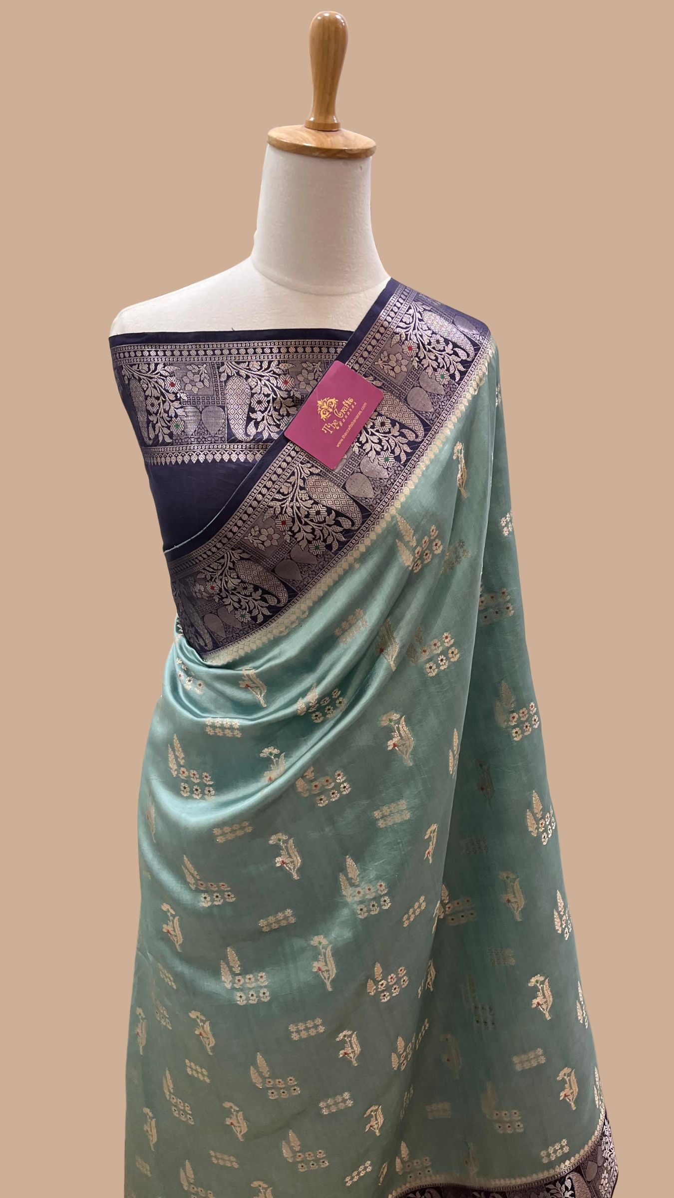Pure Mango Silk Banarasi Saree