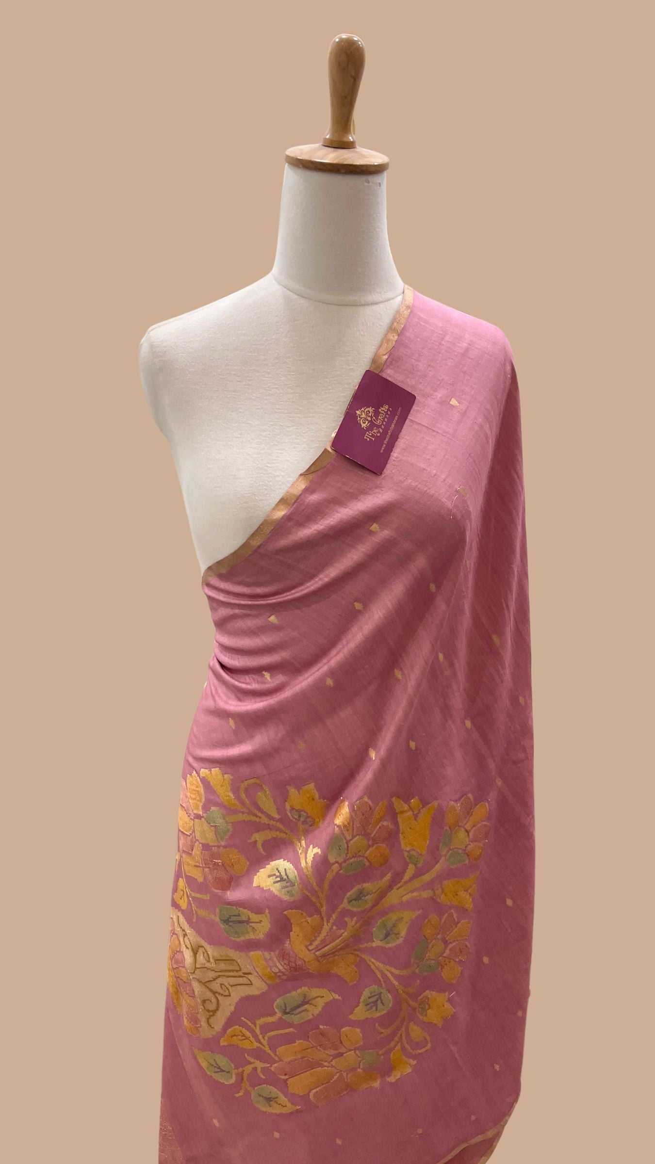 Pure Moonga Silk Banarasi Handloom Dupatta