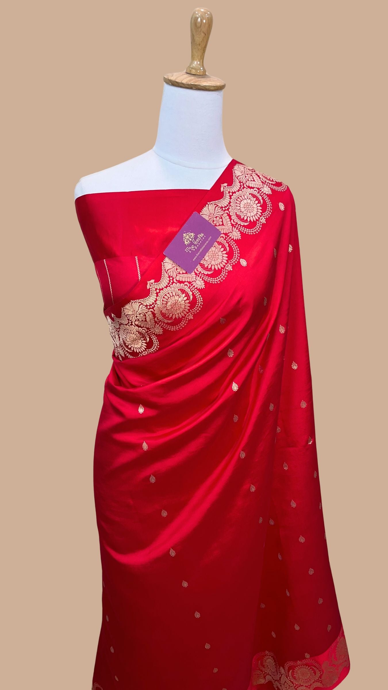 Pure Mango Silk Handloom Banarasi Saree