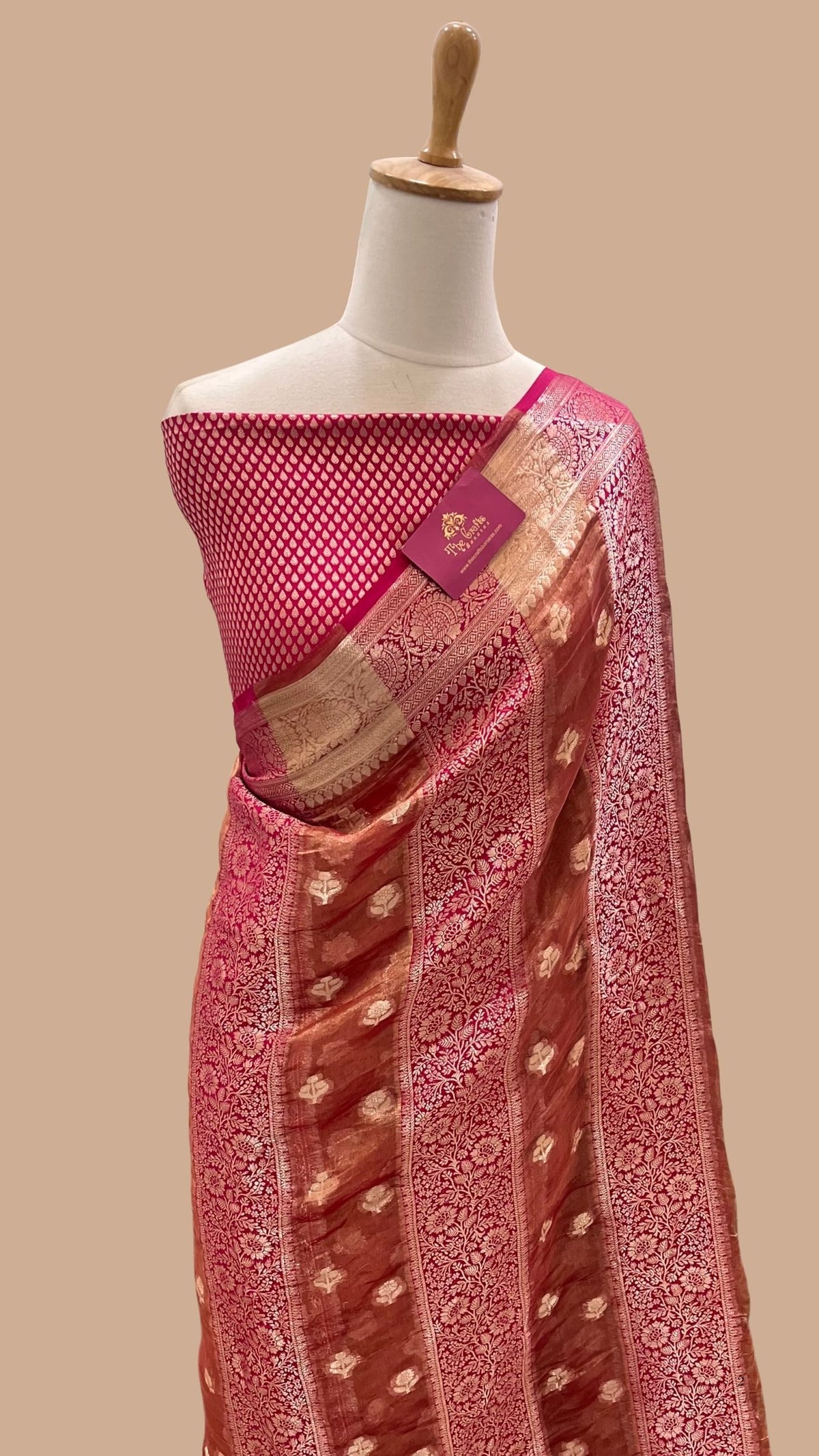 Pure Chiniya Tissue Silk Banarasi Saree