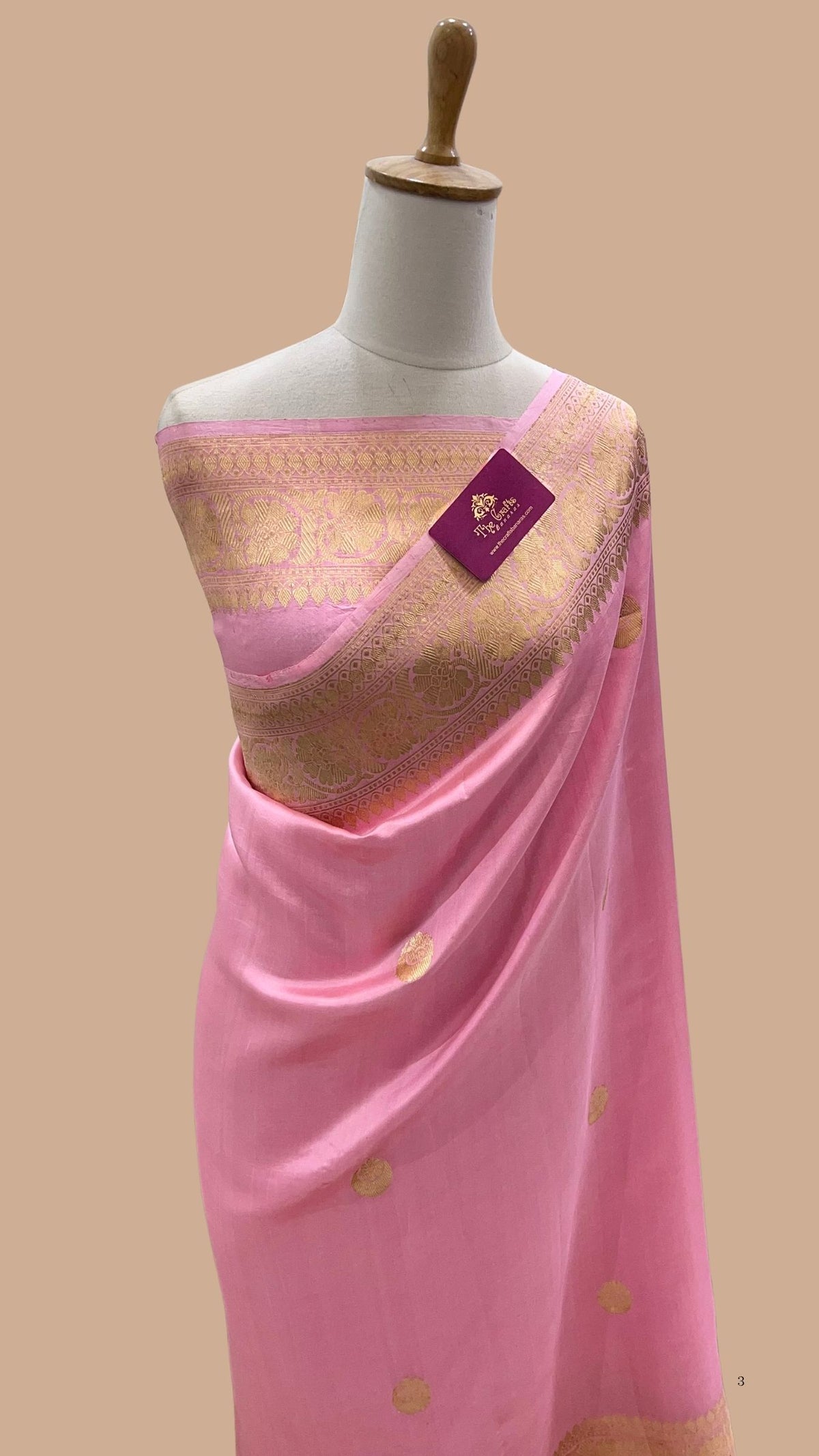 Pure Mango Silk Handloom Banarasi Saree