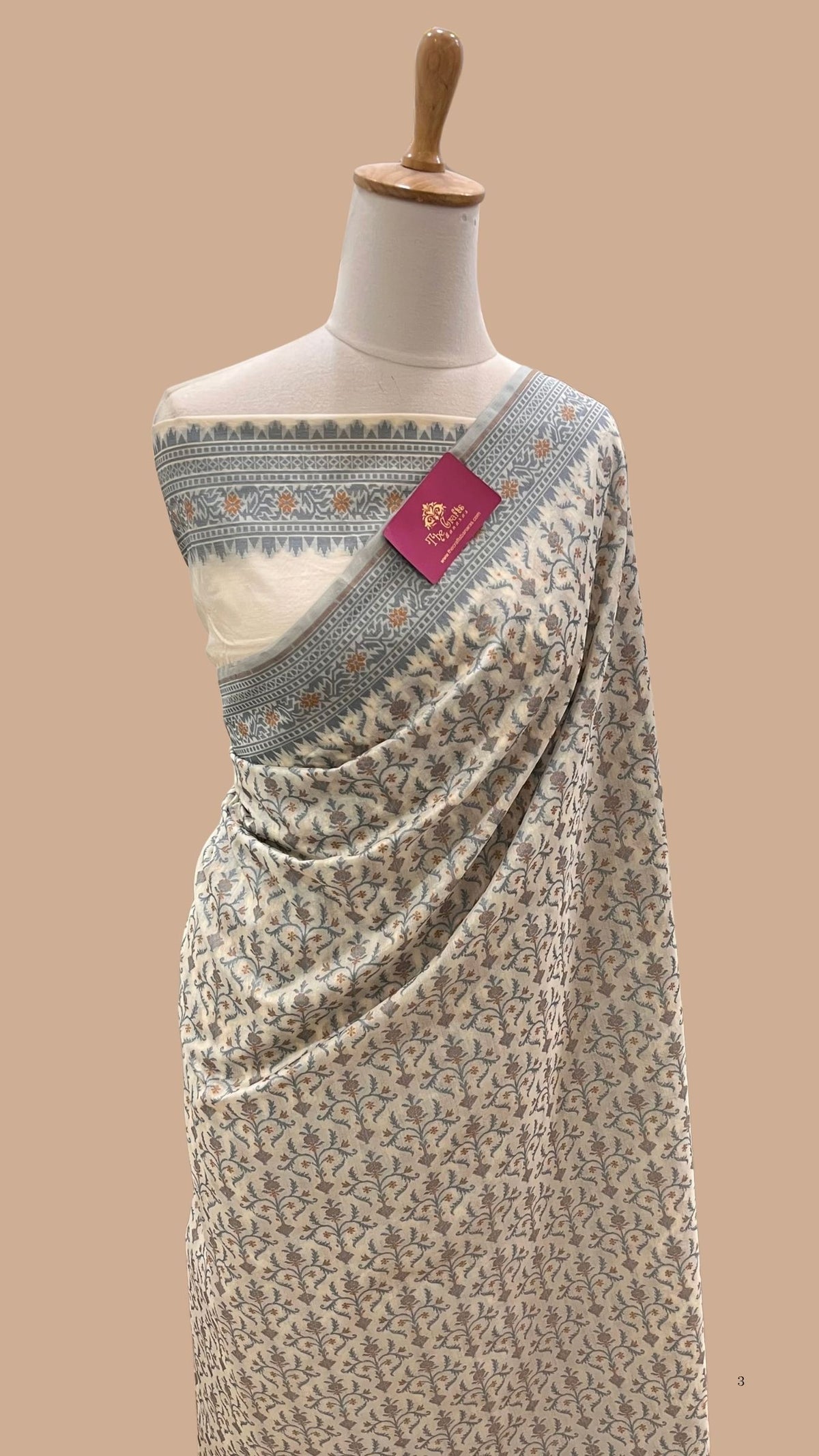 Pure Cotton Patola Reshmi Zari Banarasi Saree