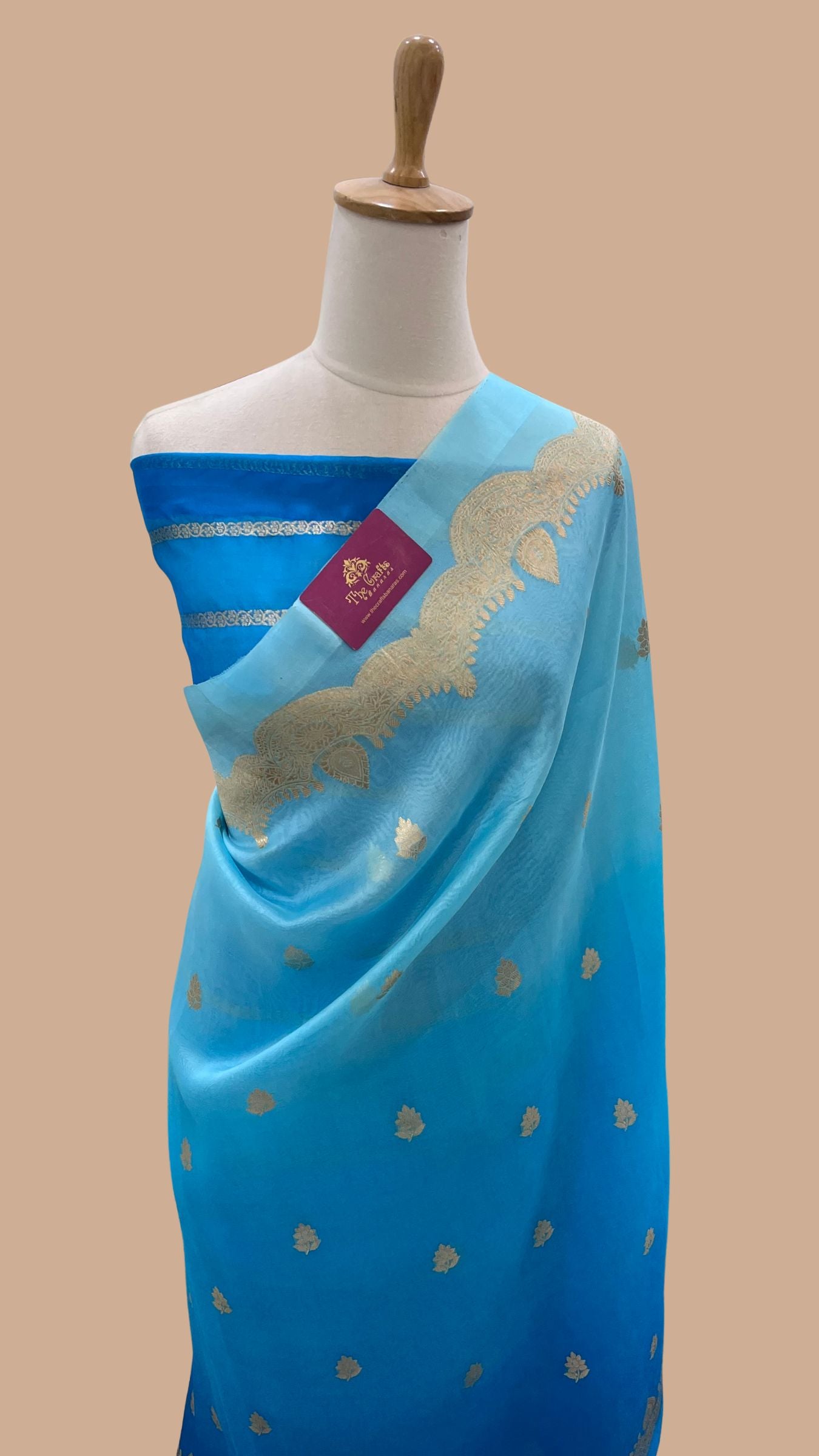 Pure Kora Silk Handloom Banarasi Saree