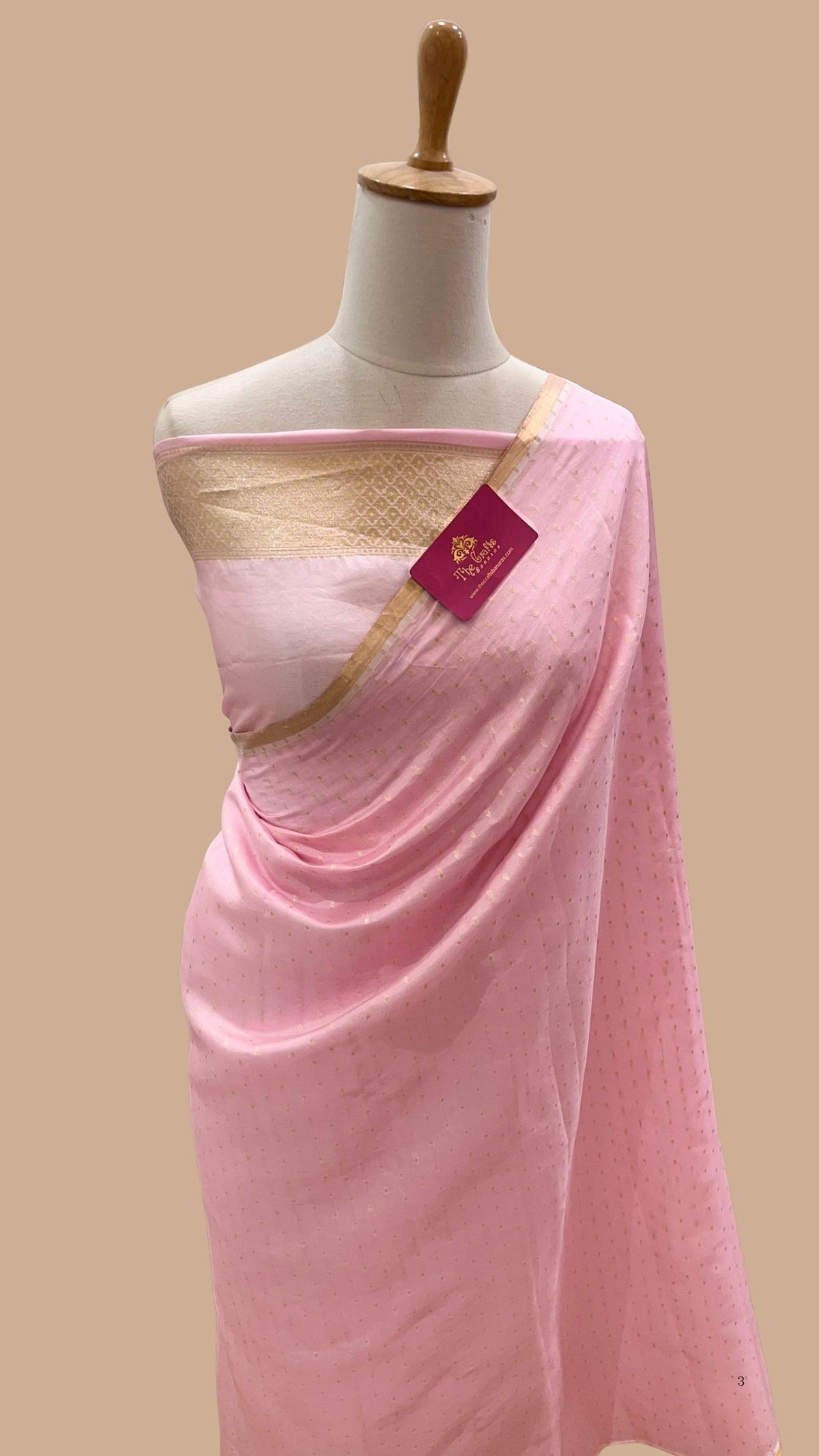 Pure Mango Silk Handloom Banarasi Saree