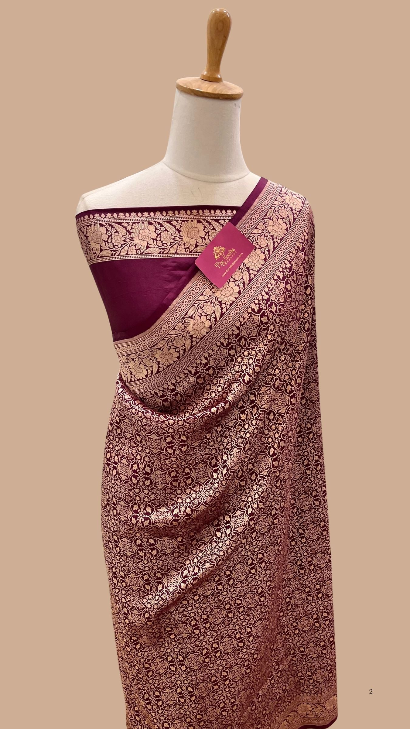 Pure Katan Silk Handloom Banarasi Saree - Tanchui Brocade