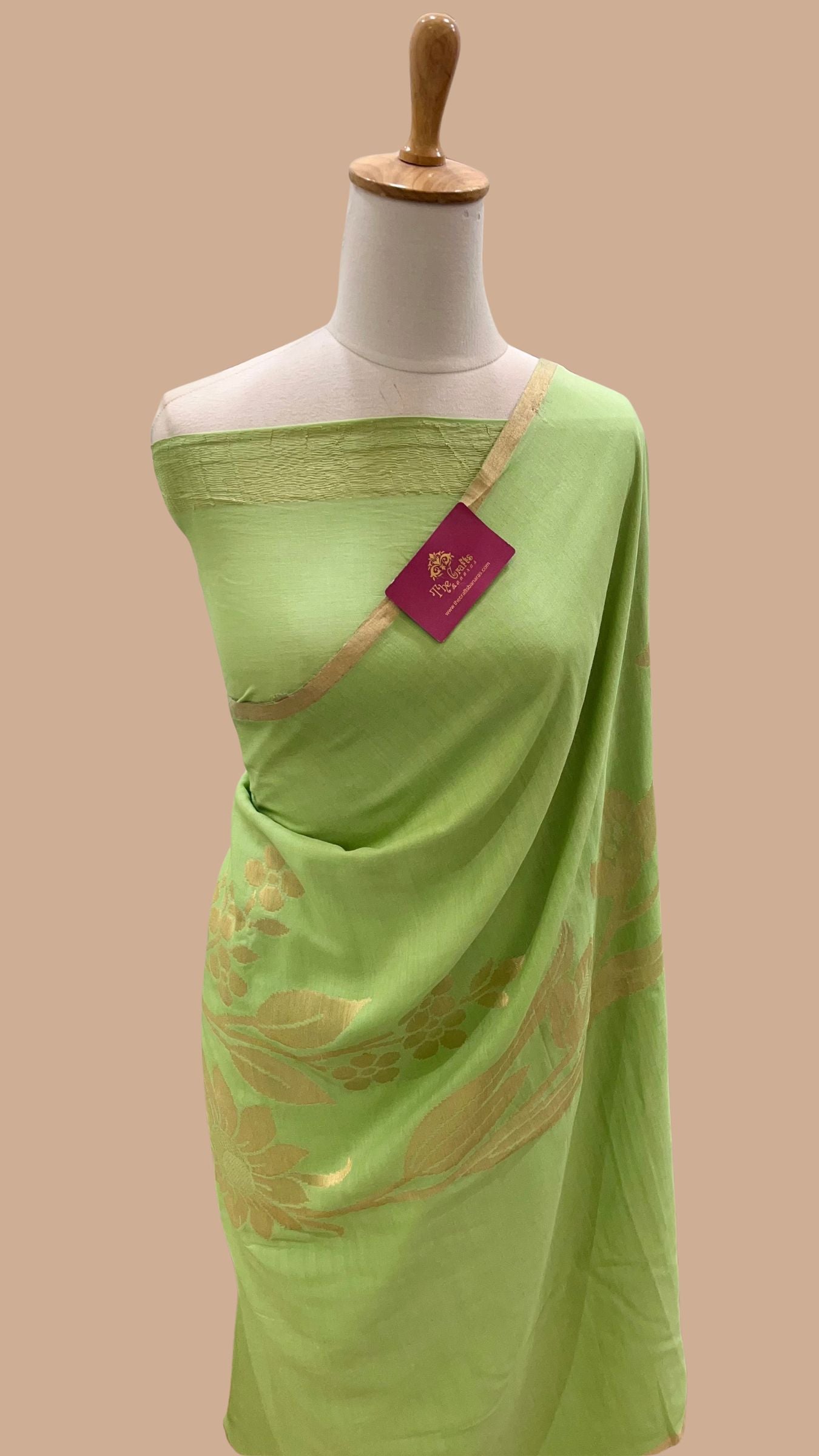 Pure Munga Silk Handloom Banarasi Saree
