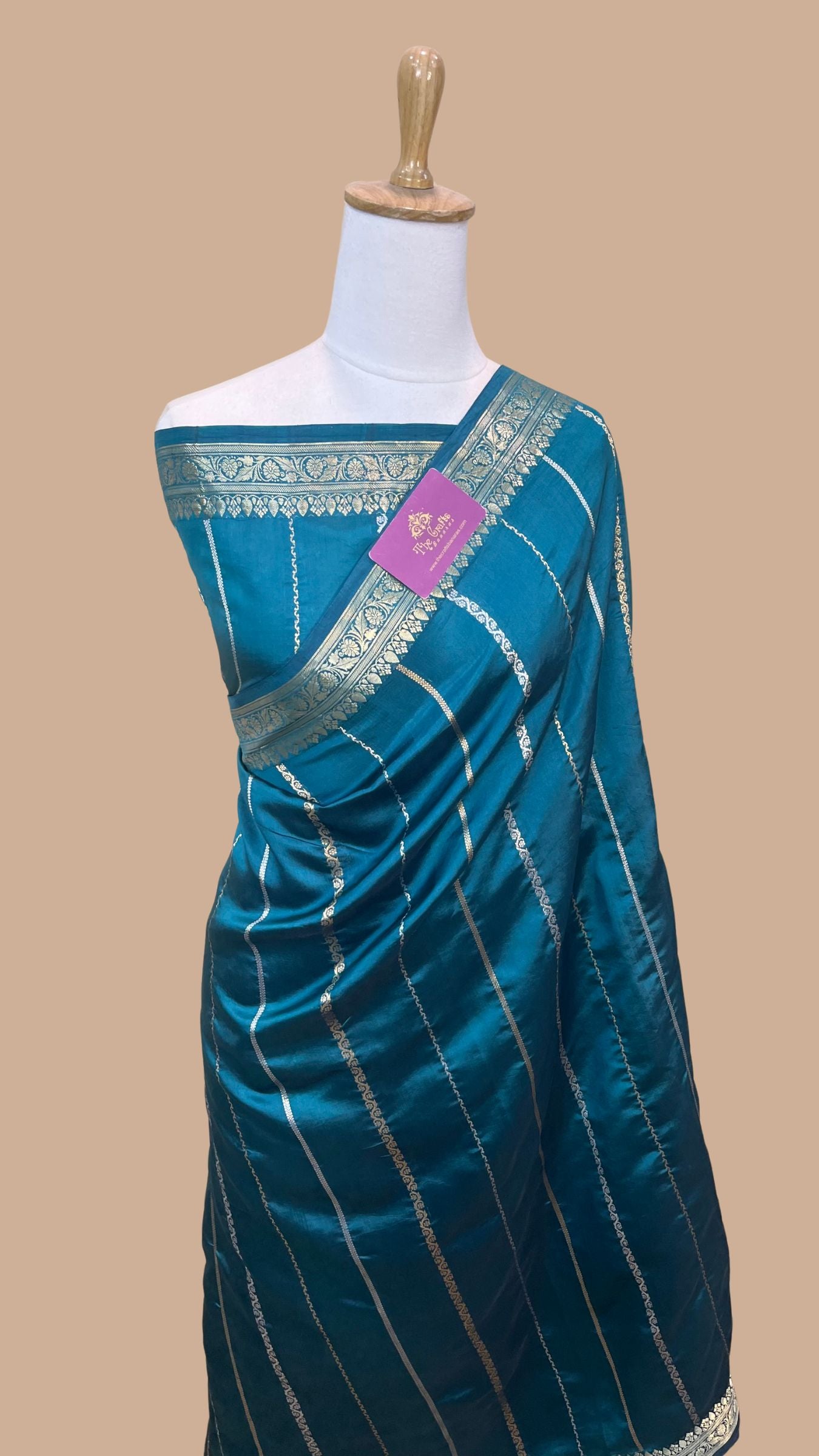 Pure Mango Silk Handloom Banarasi Saree