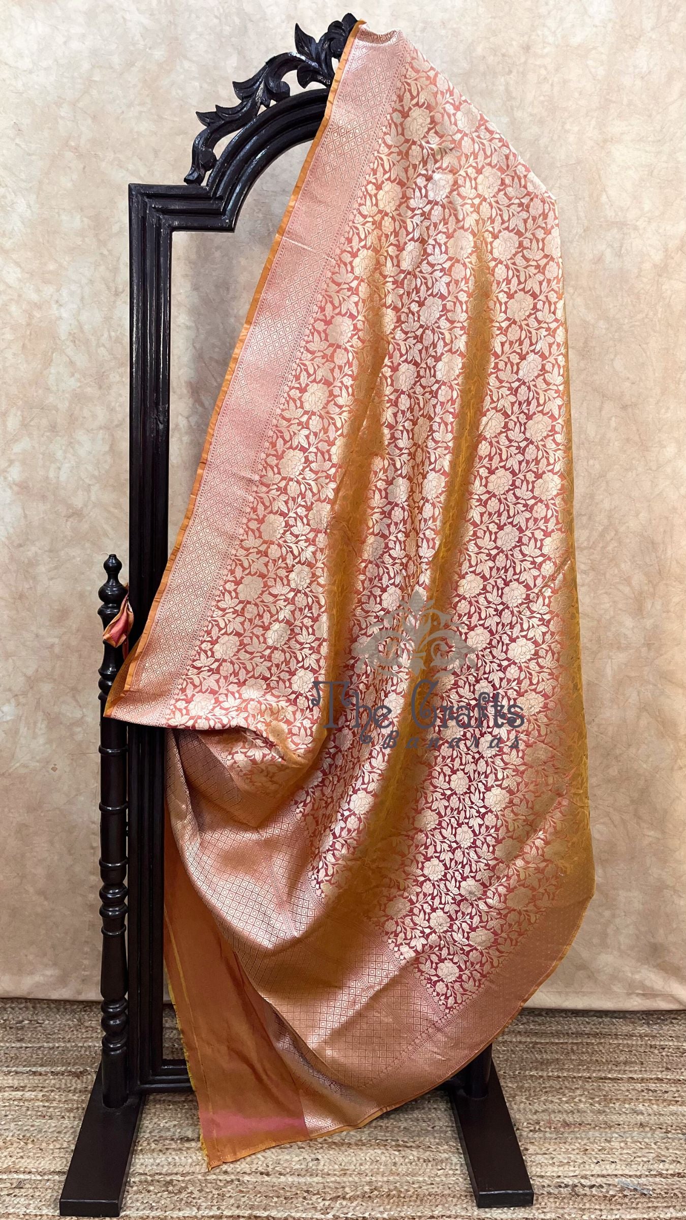 Pure Katan Silk Handloom Banarasi Saree - Tanchui Brocade